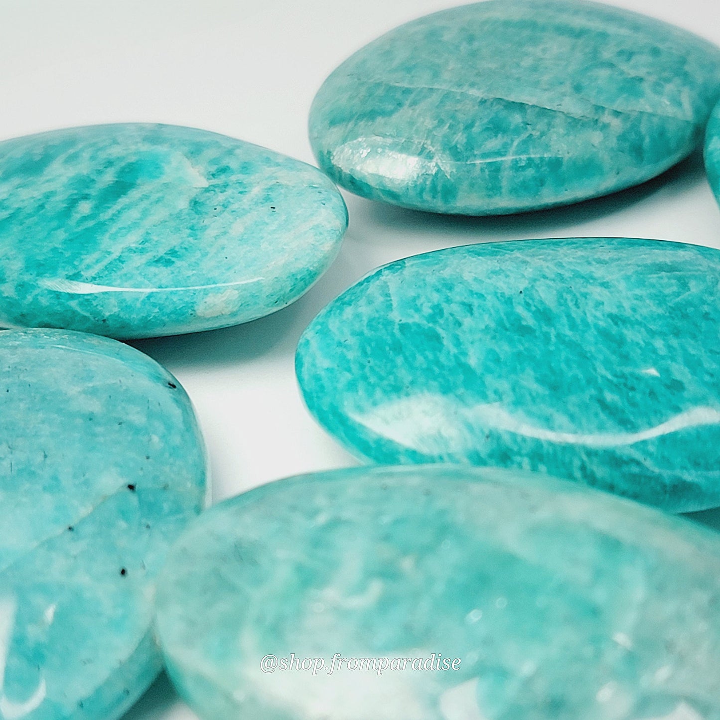 Amazonite Crystal Palm Stone