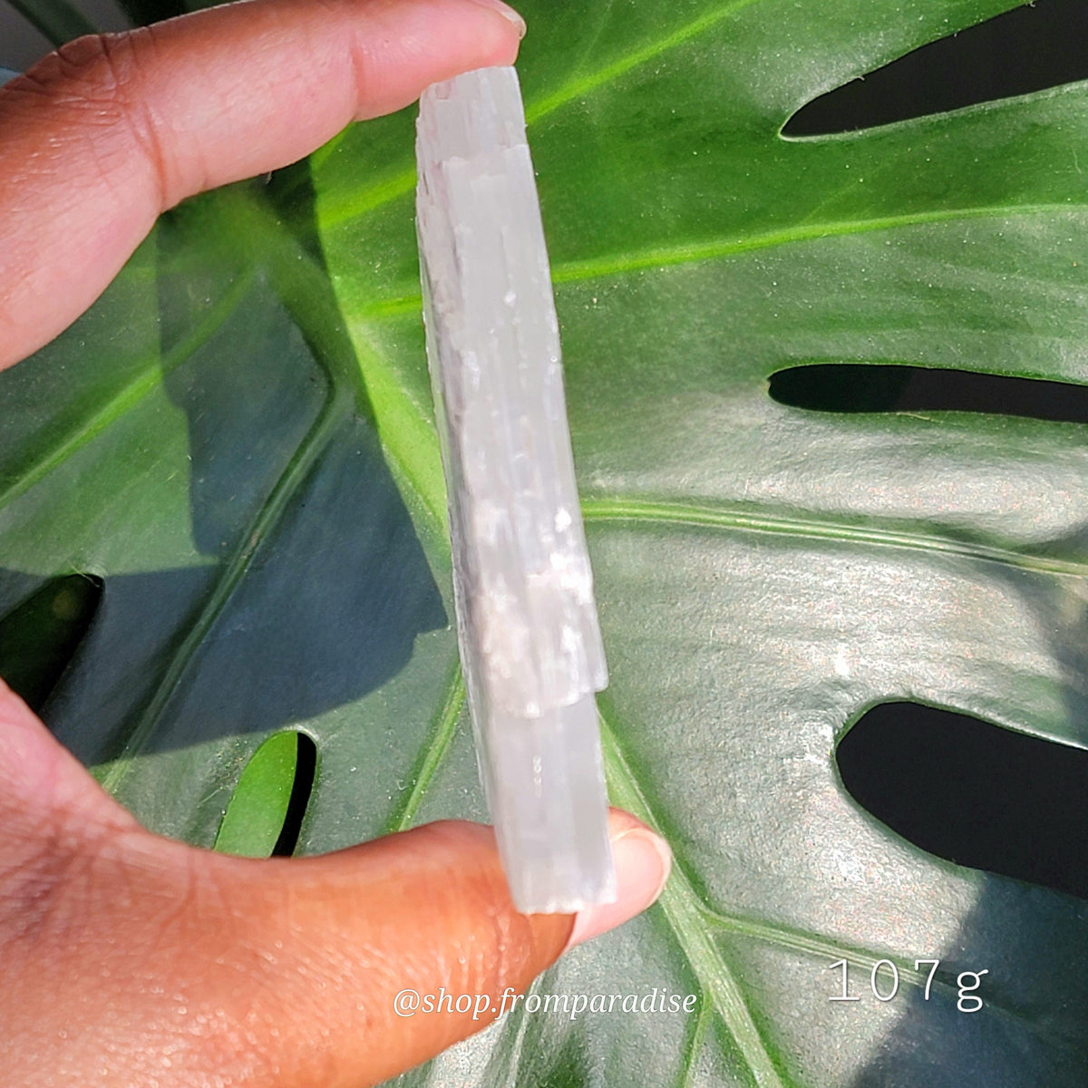 Raw Selenite Crystal Charging Plate