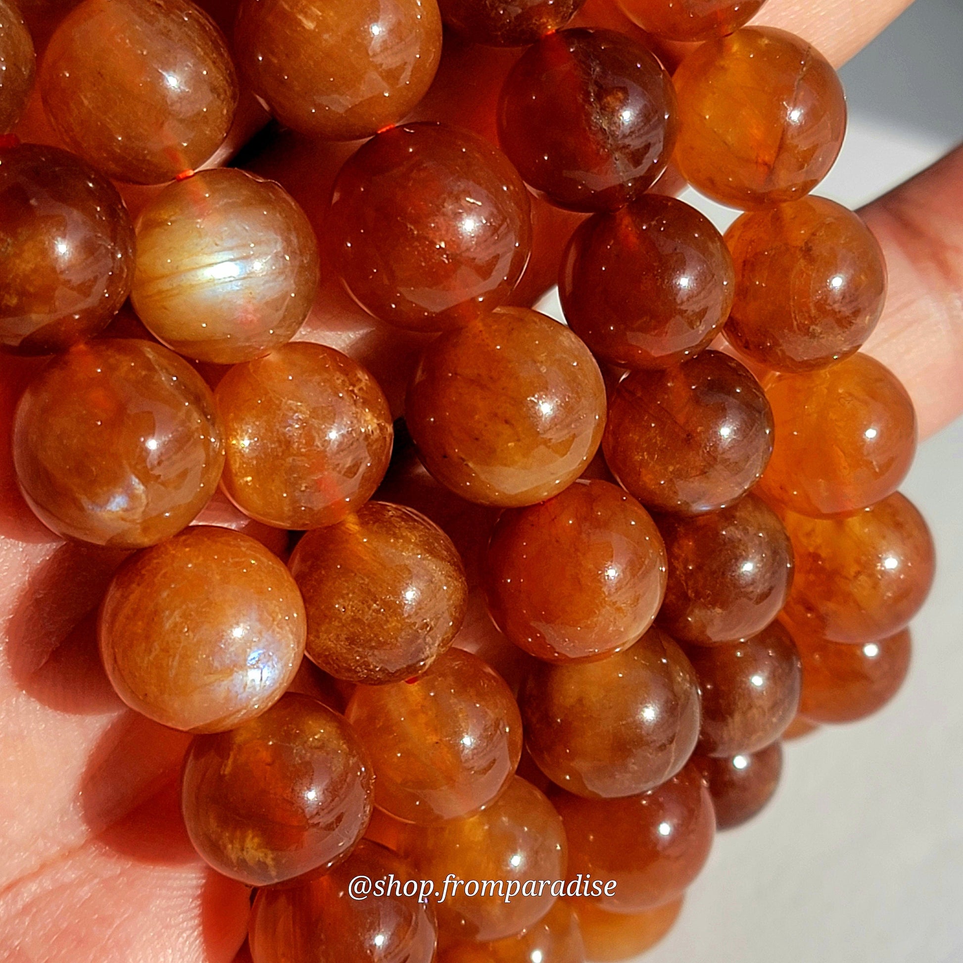 Andesine Labradorite Crystal Gemstone Bracelet