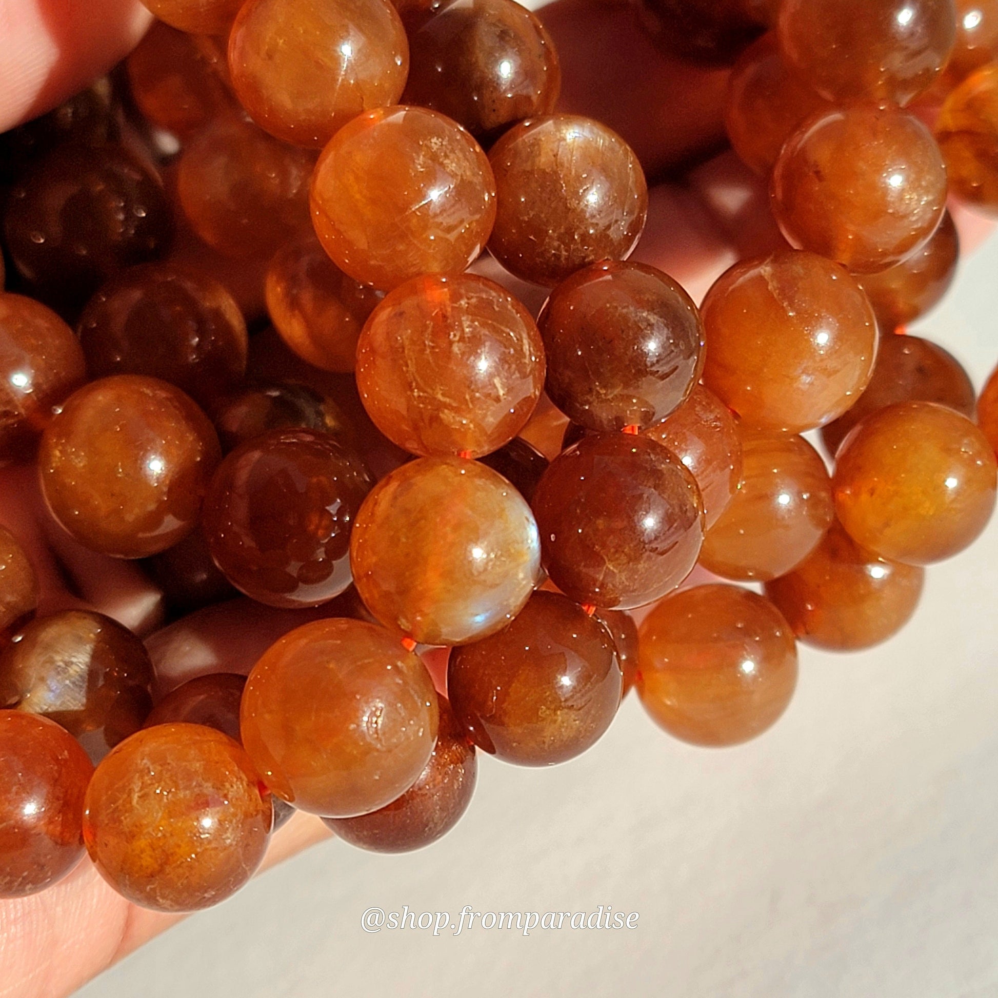 Andesine Labradorite Crystal Gemstone Bracelet