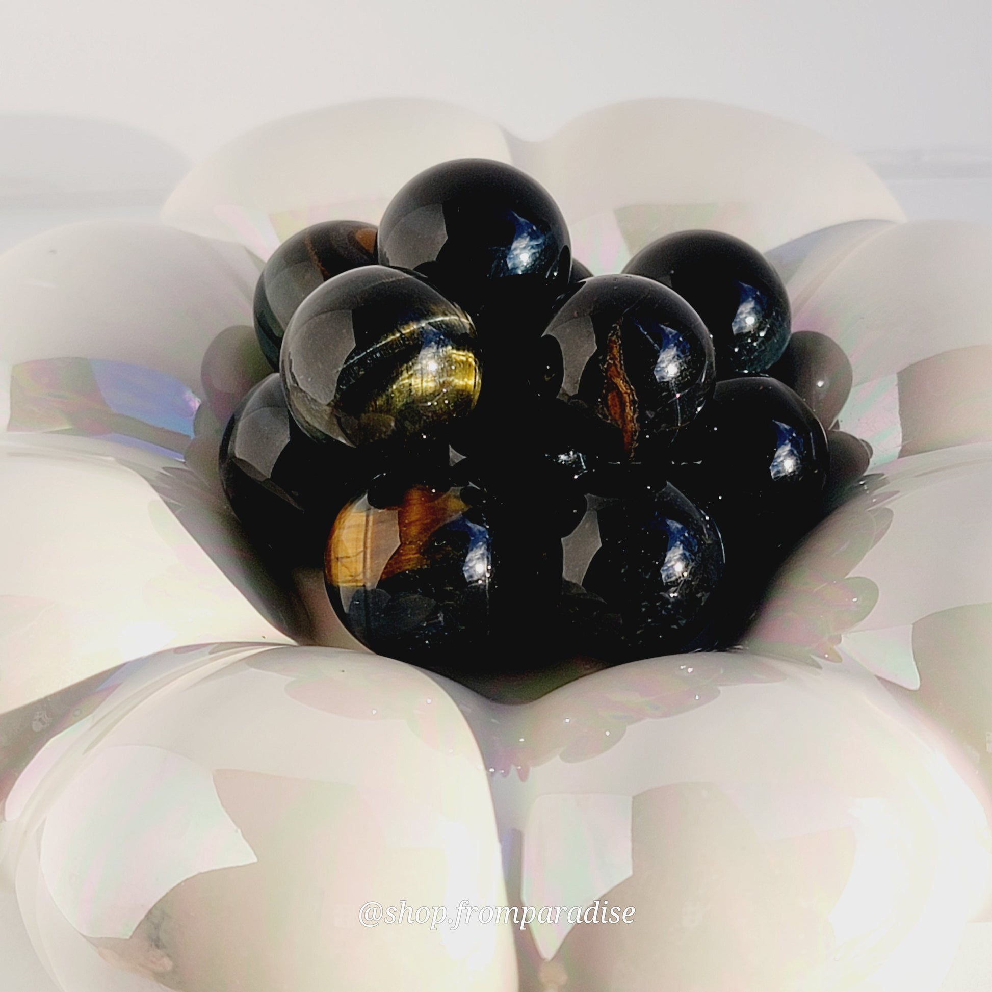 Blue Tigers Eye Crystal  Sphere