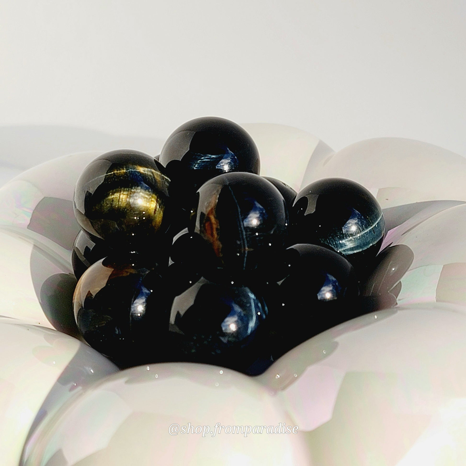 Blue Tigers Eye Crystal  Sphere