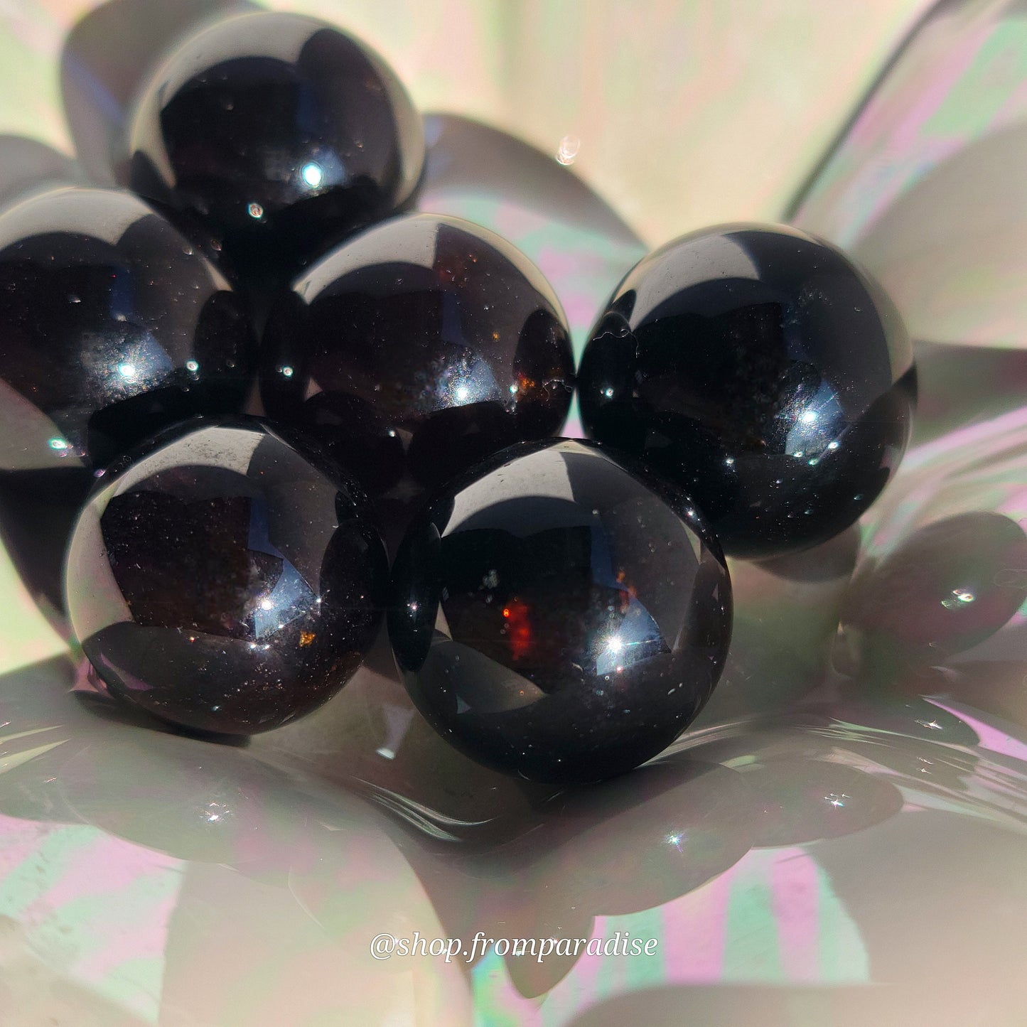 Garnet Crystal Orb