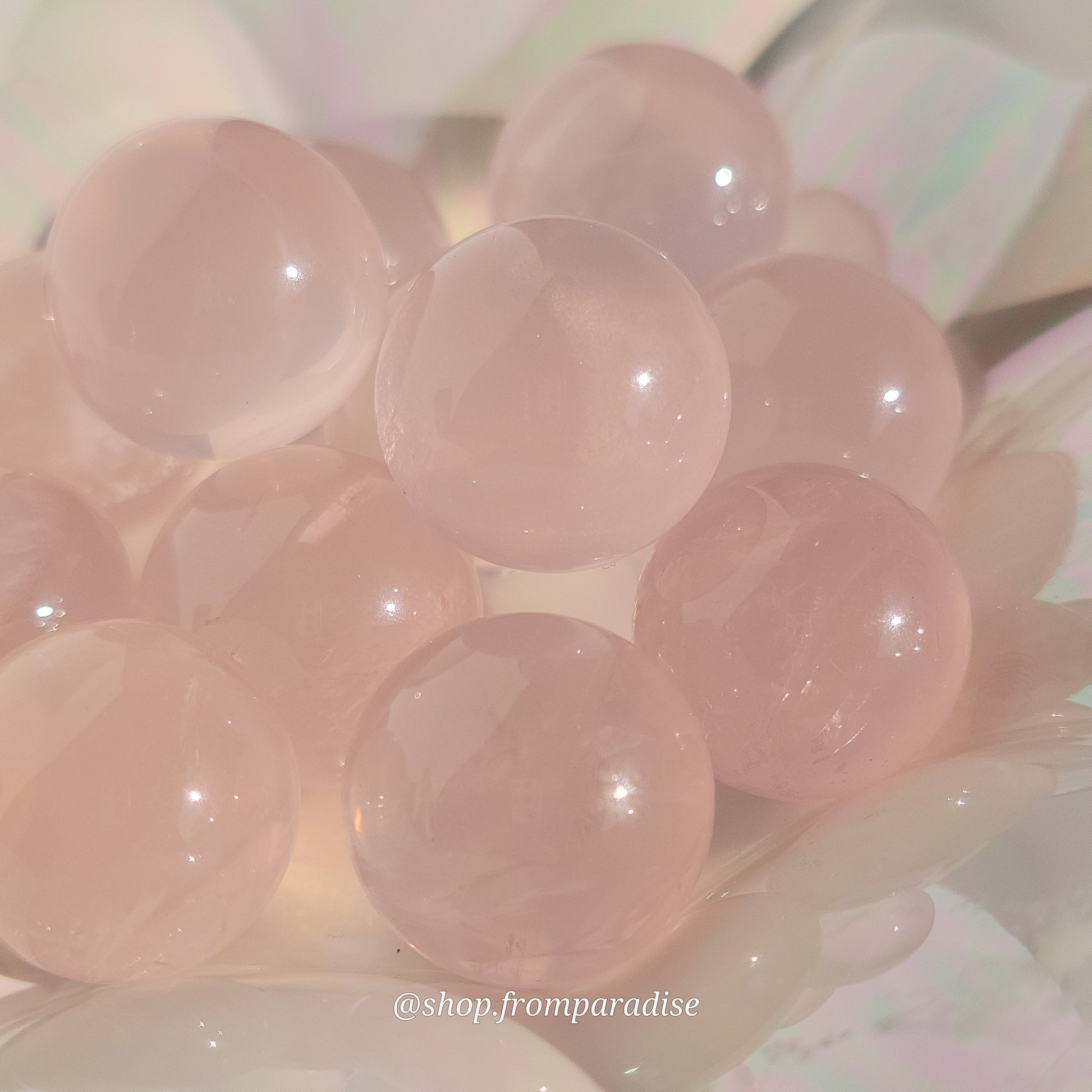 Rose Quartz Mini Crystal Sphere