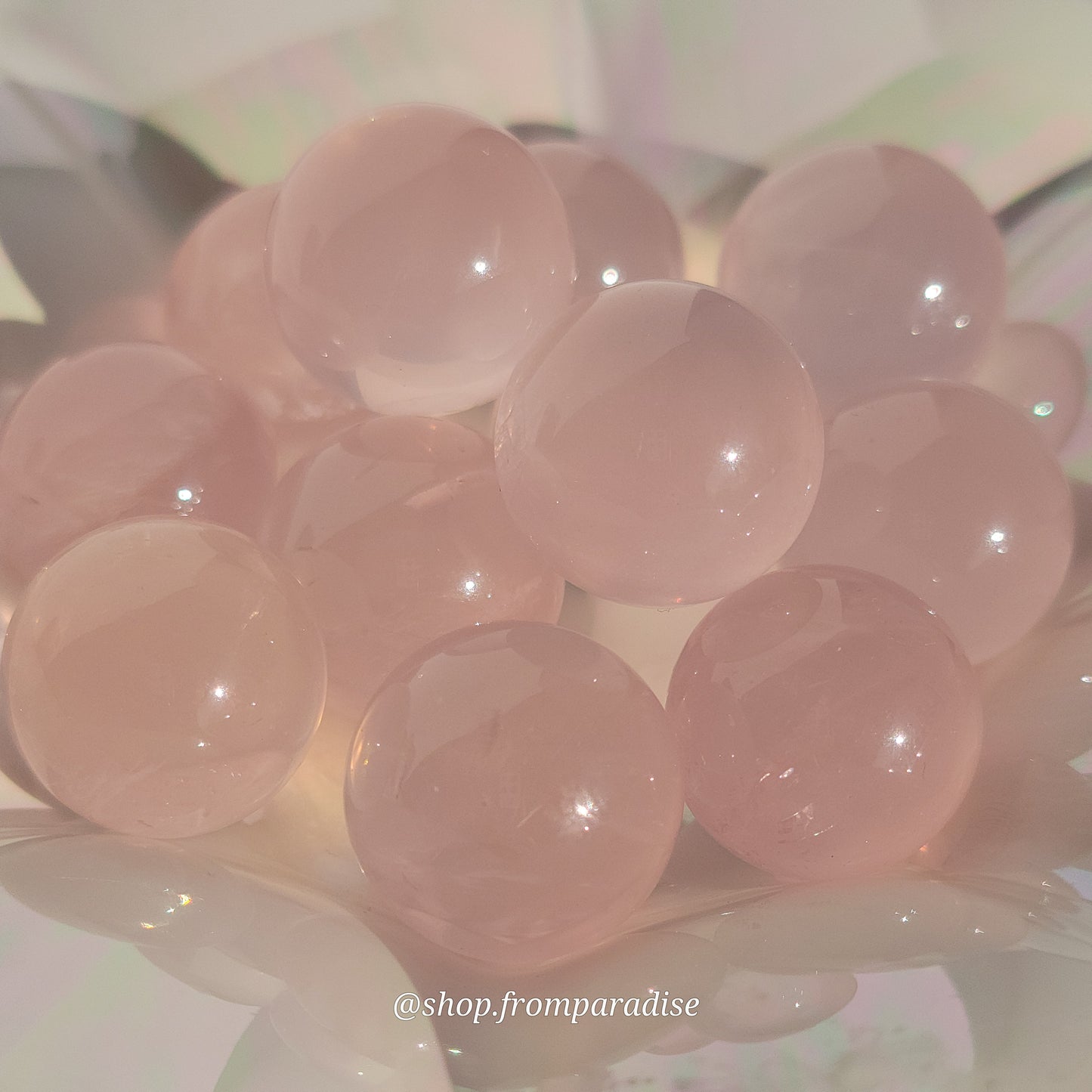 Rose Quartz Mini Crystal Sphere