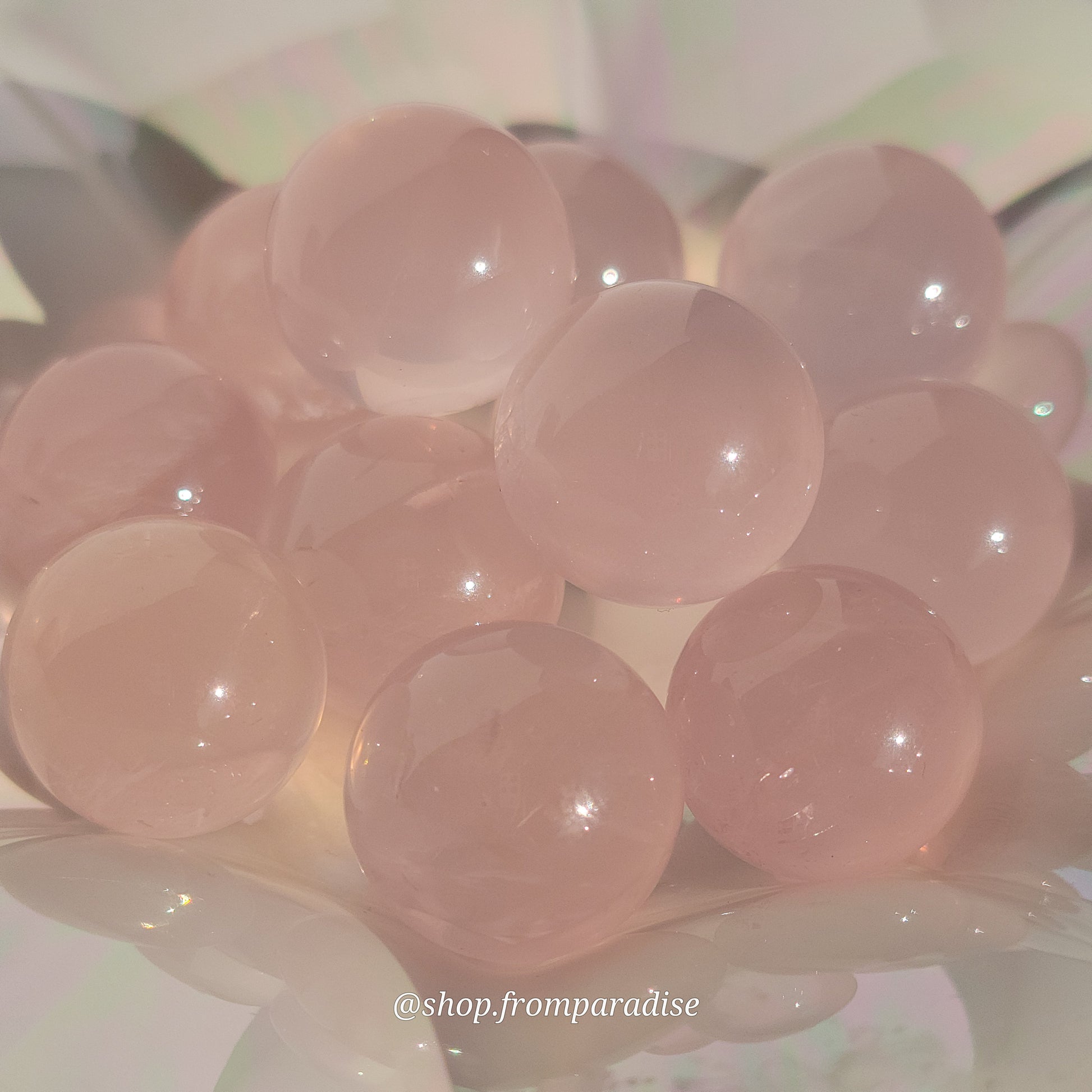 Rose Quartz Mini Crystal Sphere