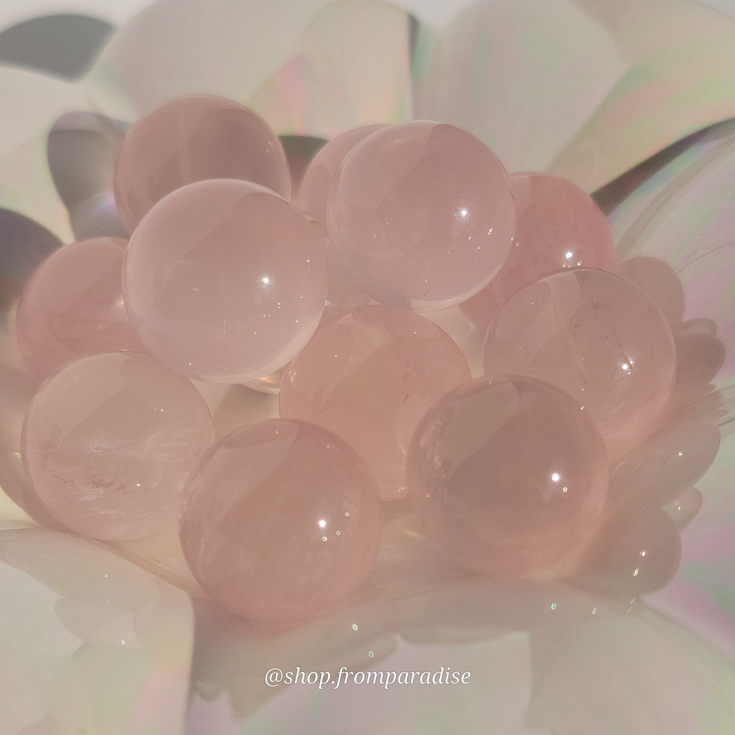 Rose Quartz Mini Crystal Sphere
