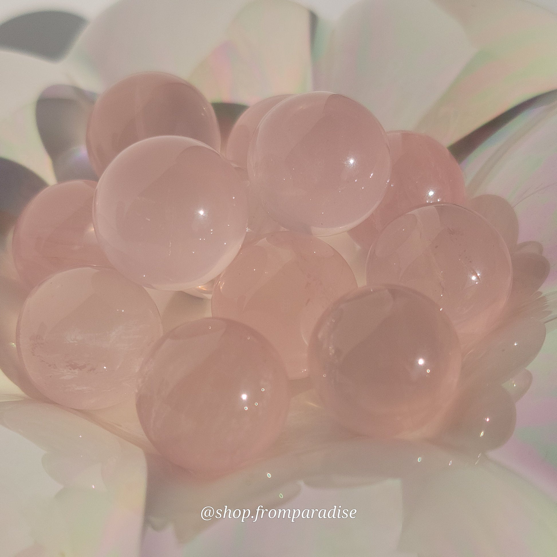 Rose Quartz Mini Crystal Sphere