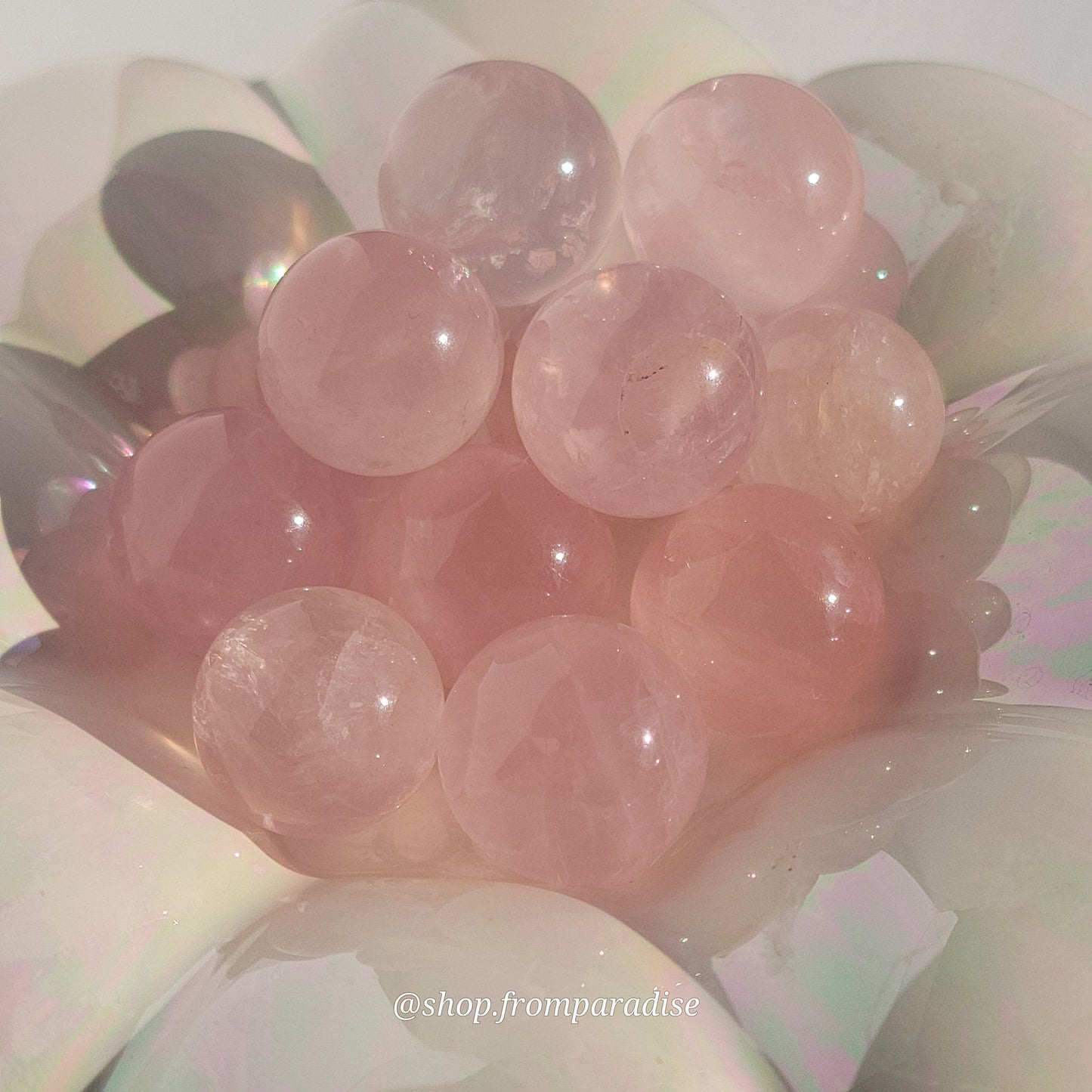 Rose Quartz Mini Crystal Sphere