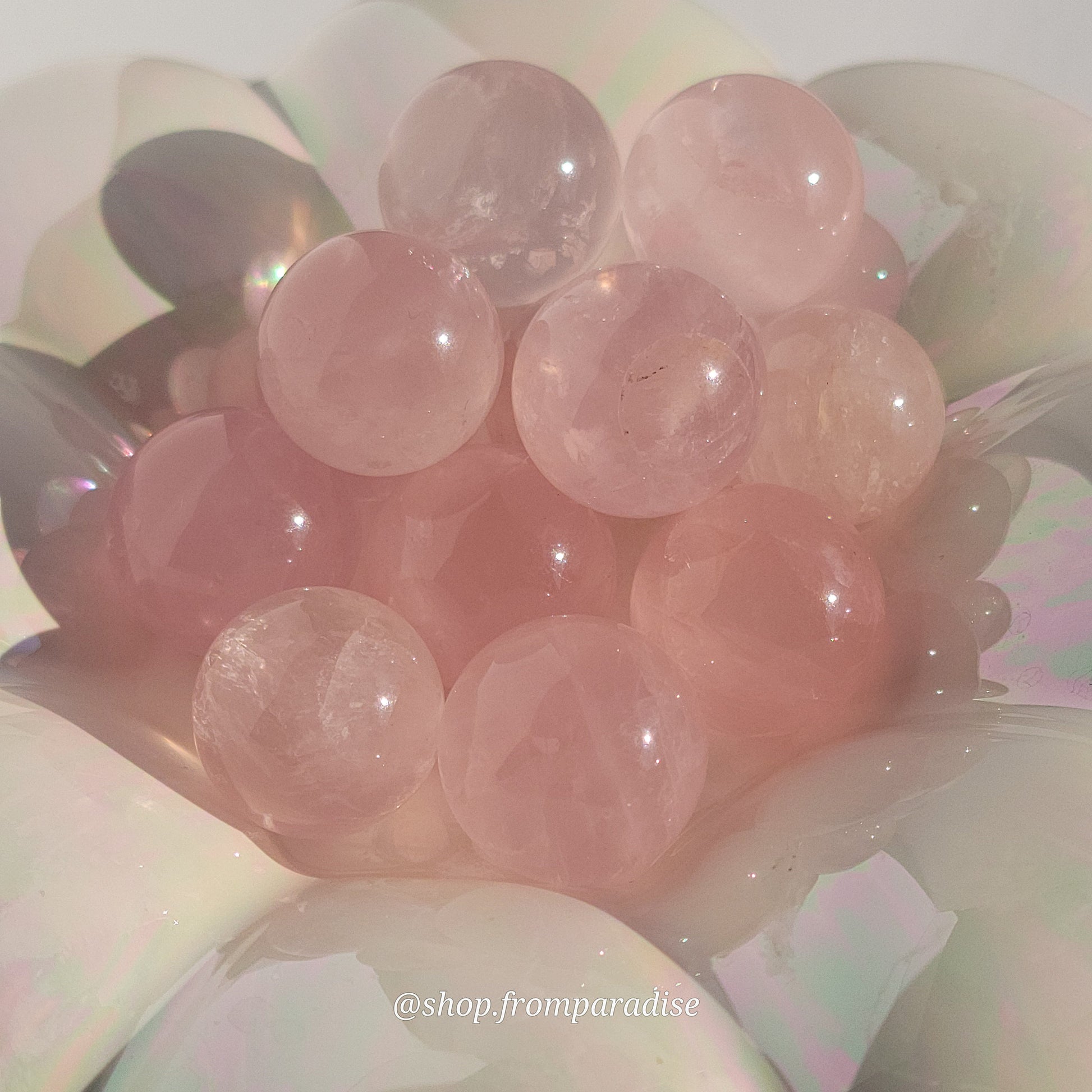Rose Quartz Mini Crystal Sphere