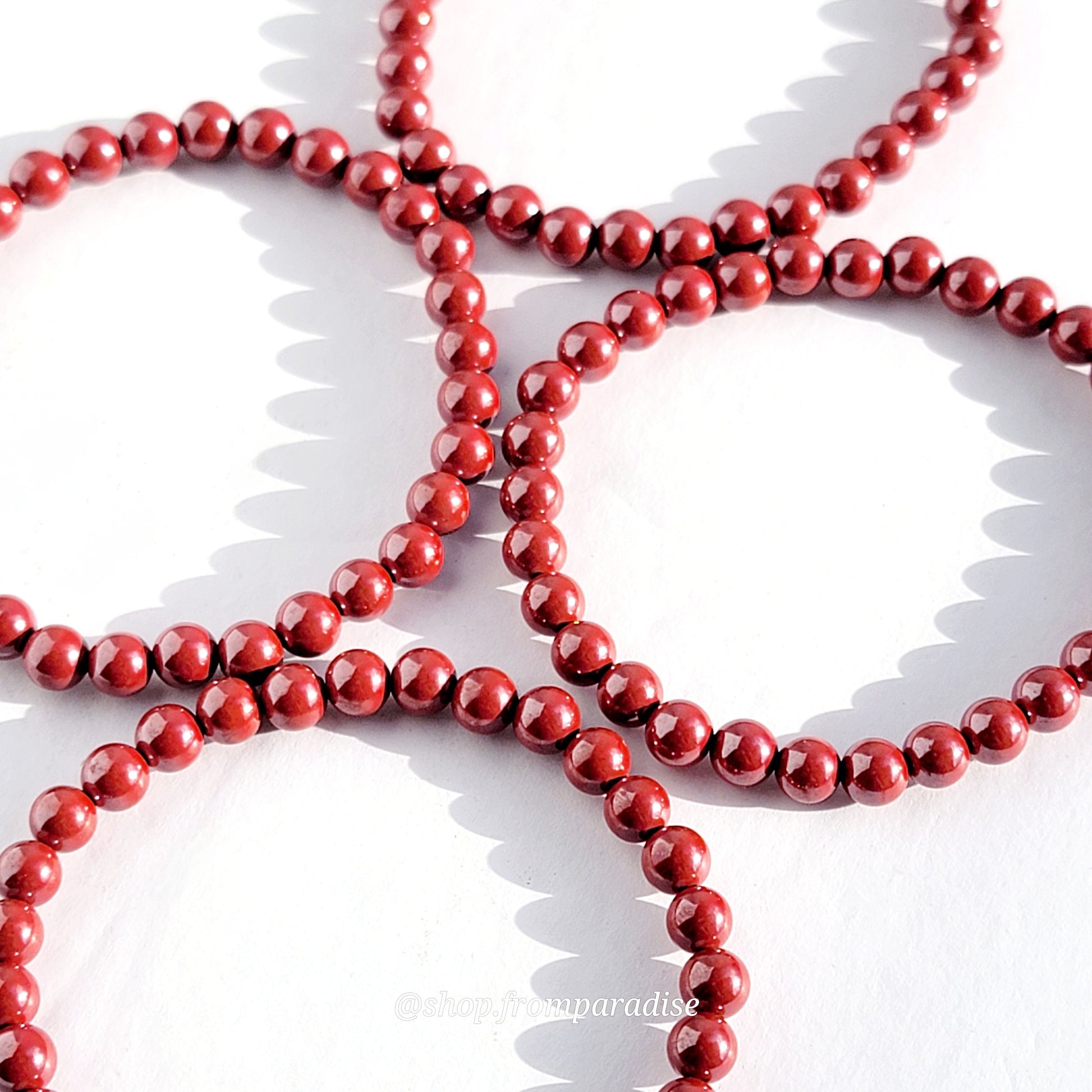 Red Cinnabar Crystal Bracelet
