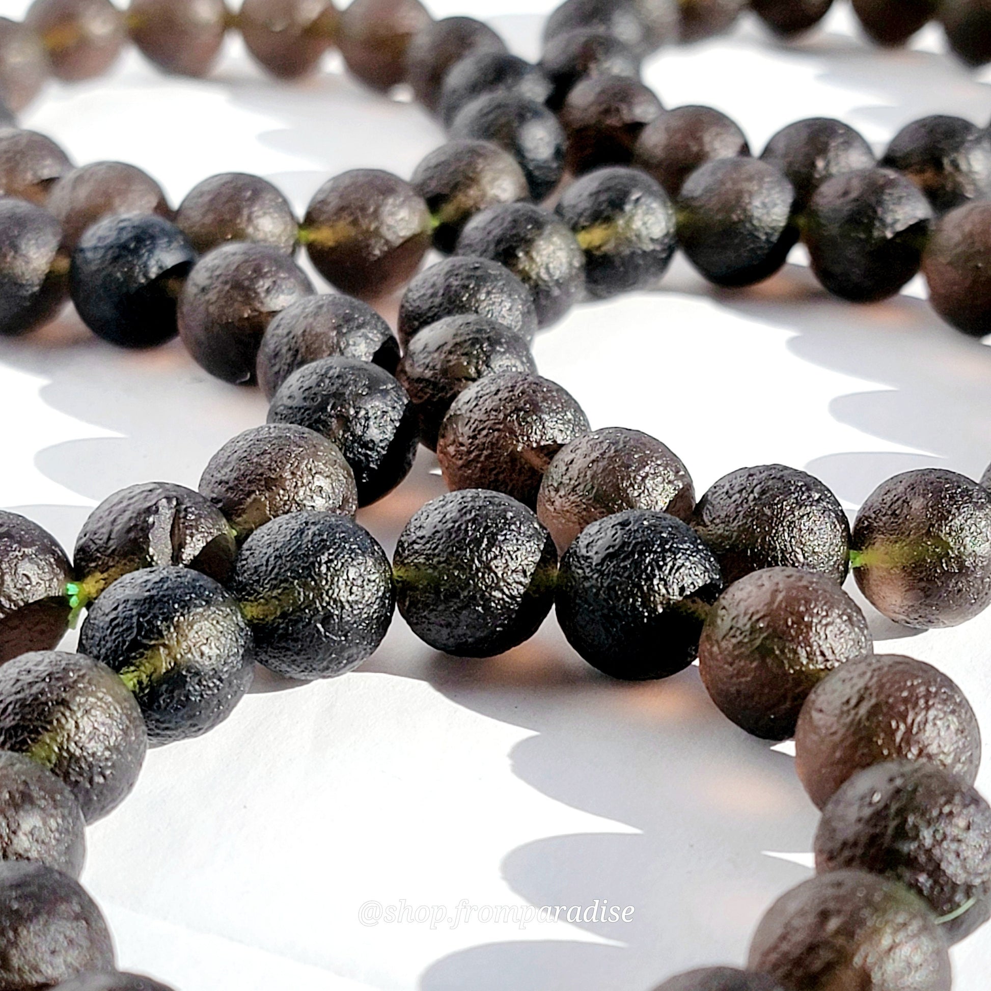 Ice Obsidian Crystal Handmade Bracelet