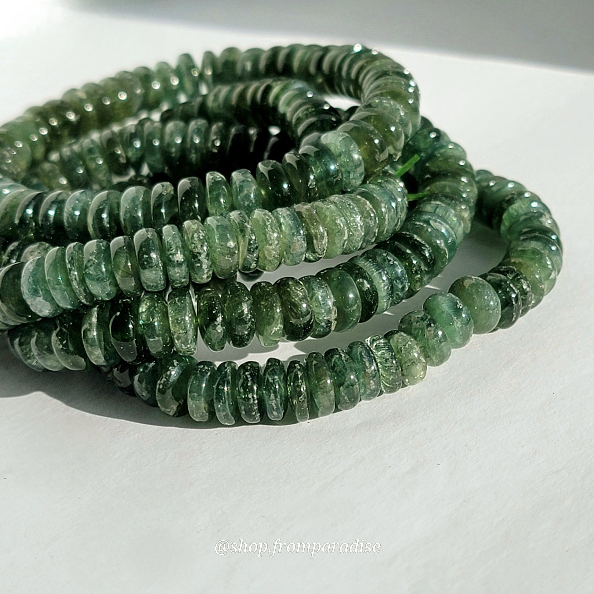Green Diopside Crystal Bracelet
