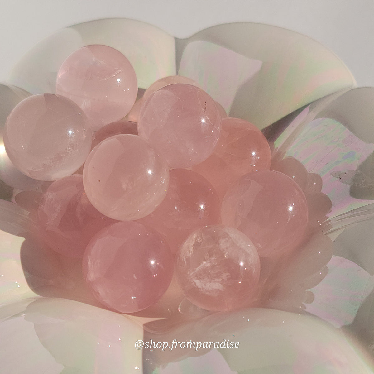 Rose Quartz Mini Crystal Sphere