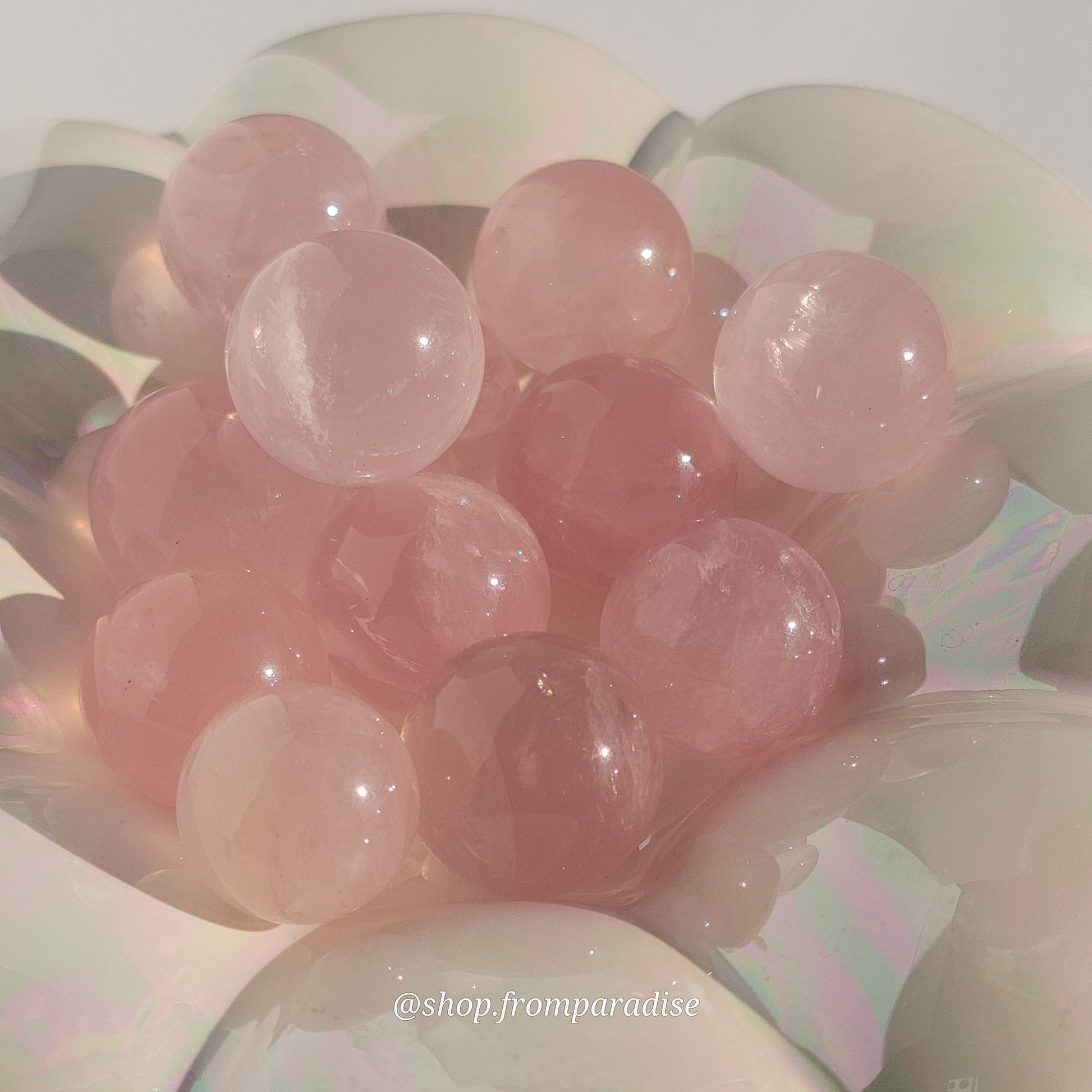 Rose Quartz Crystal Orb