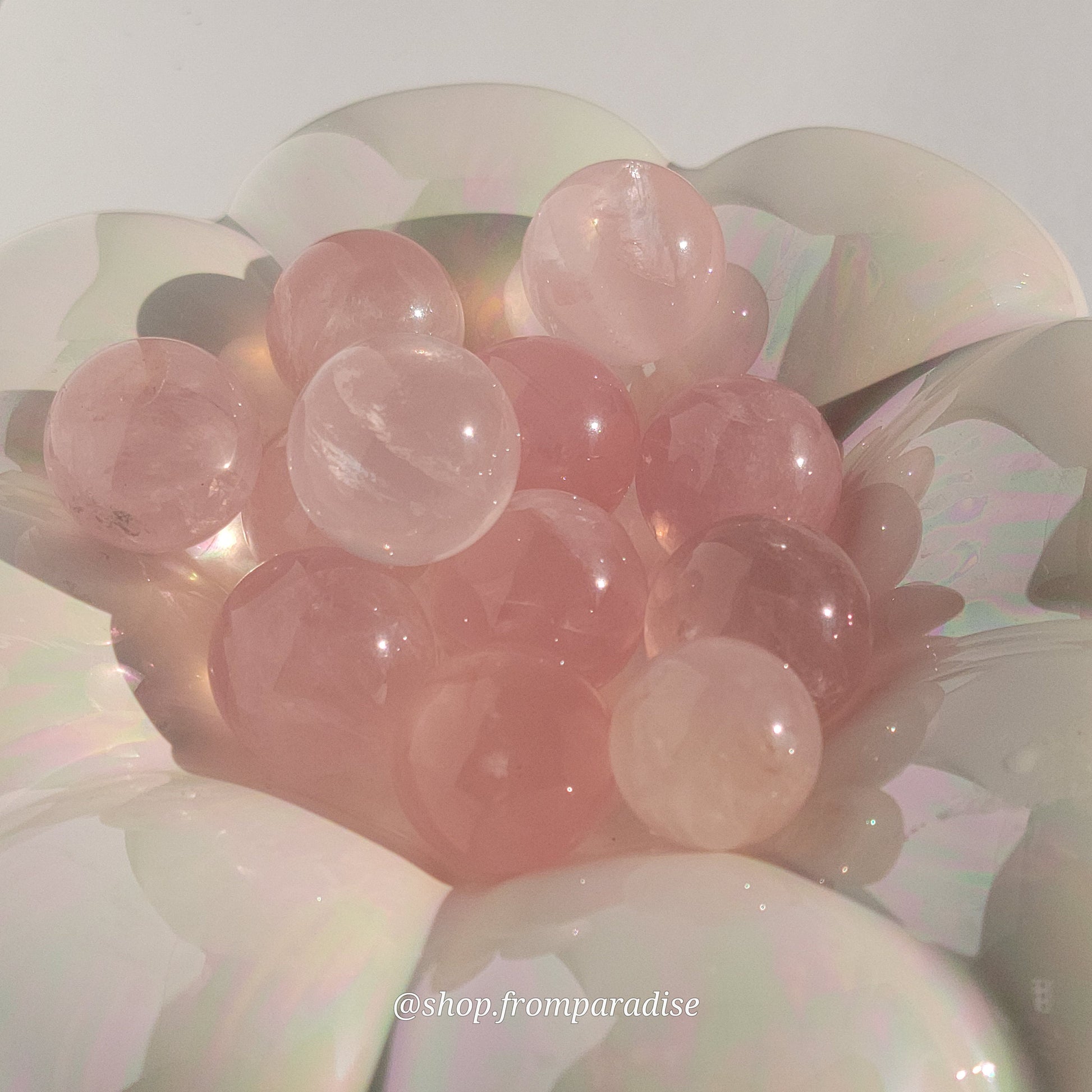 Rose Quartz Mini Crystal Sphere