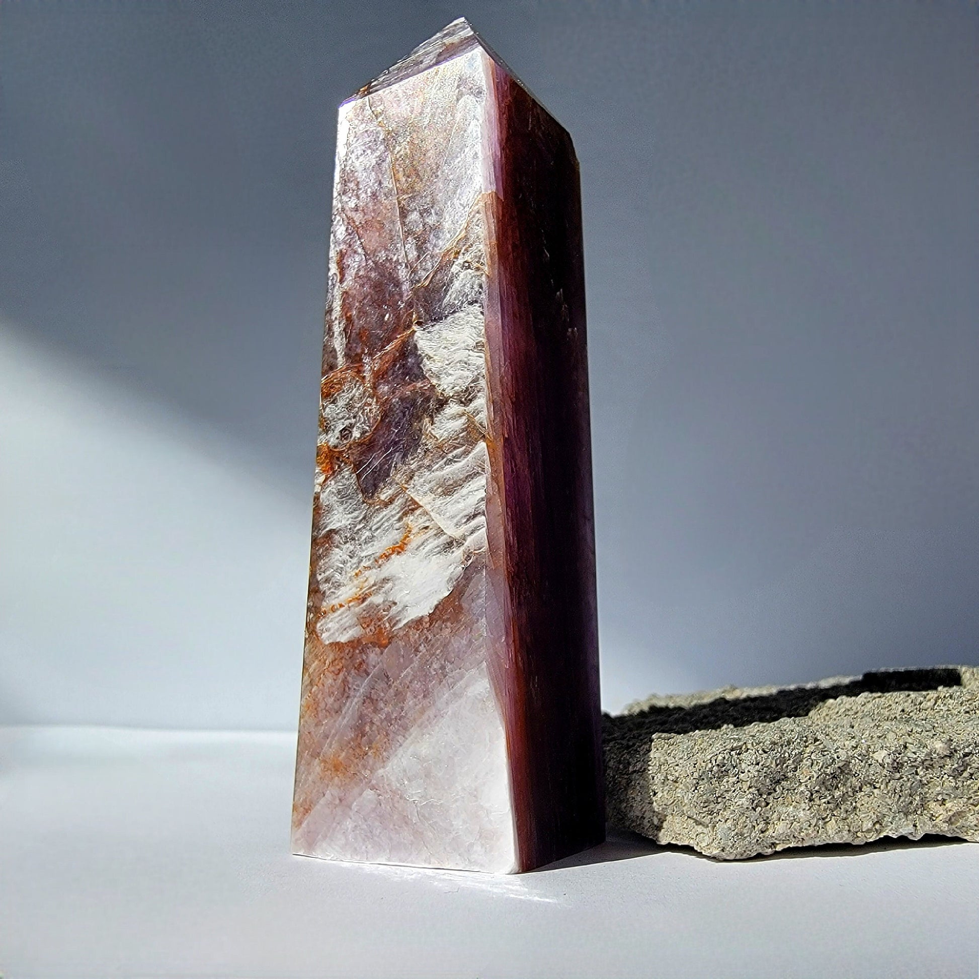 Purple Mica Crystal Tower