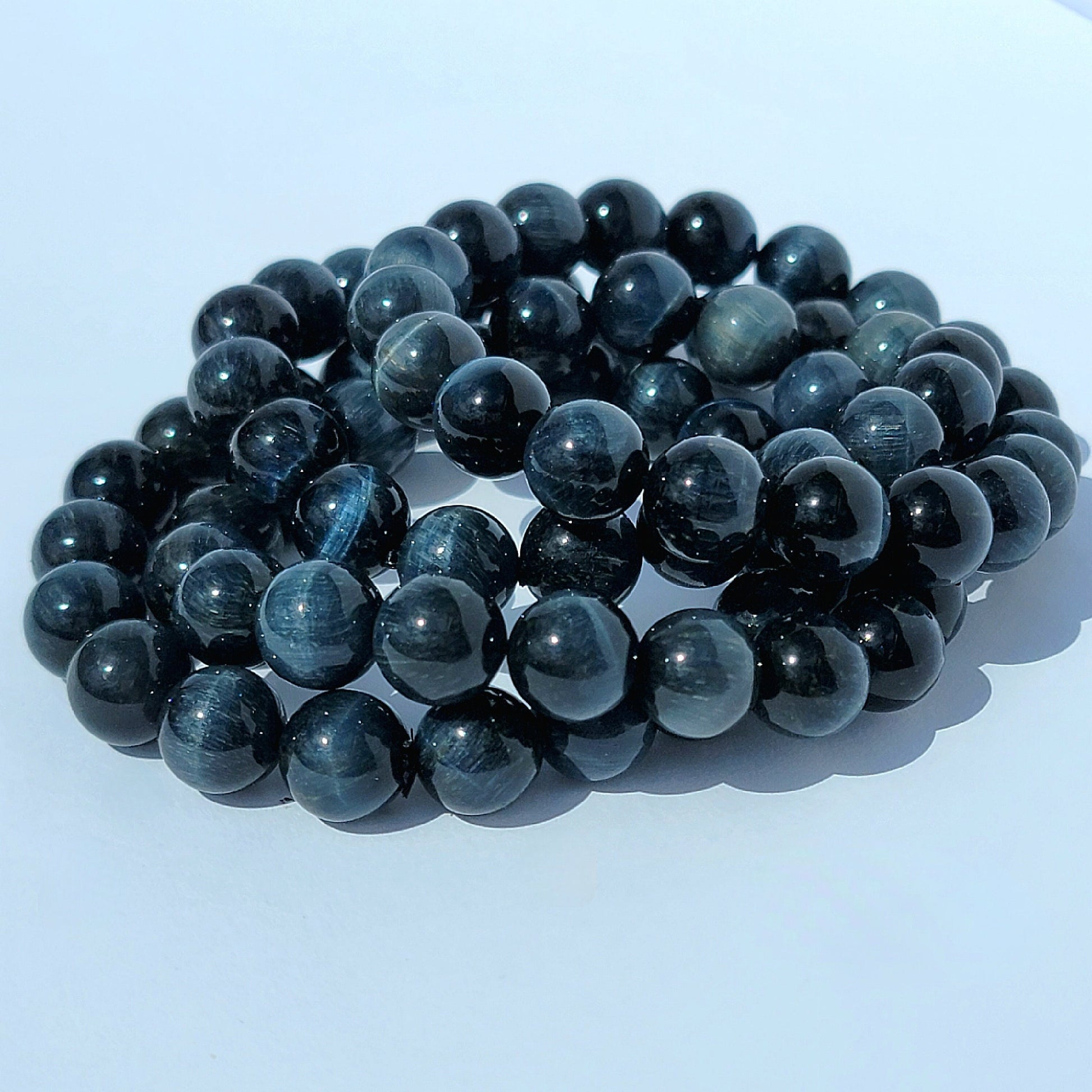 Blue Tigers Eye Crystal Bracelet
