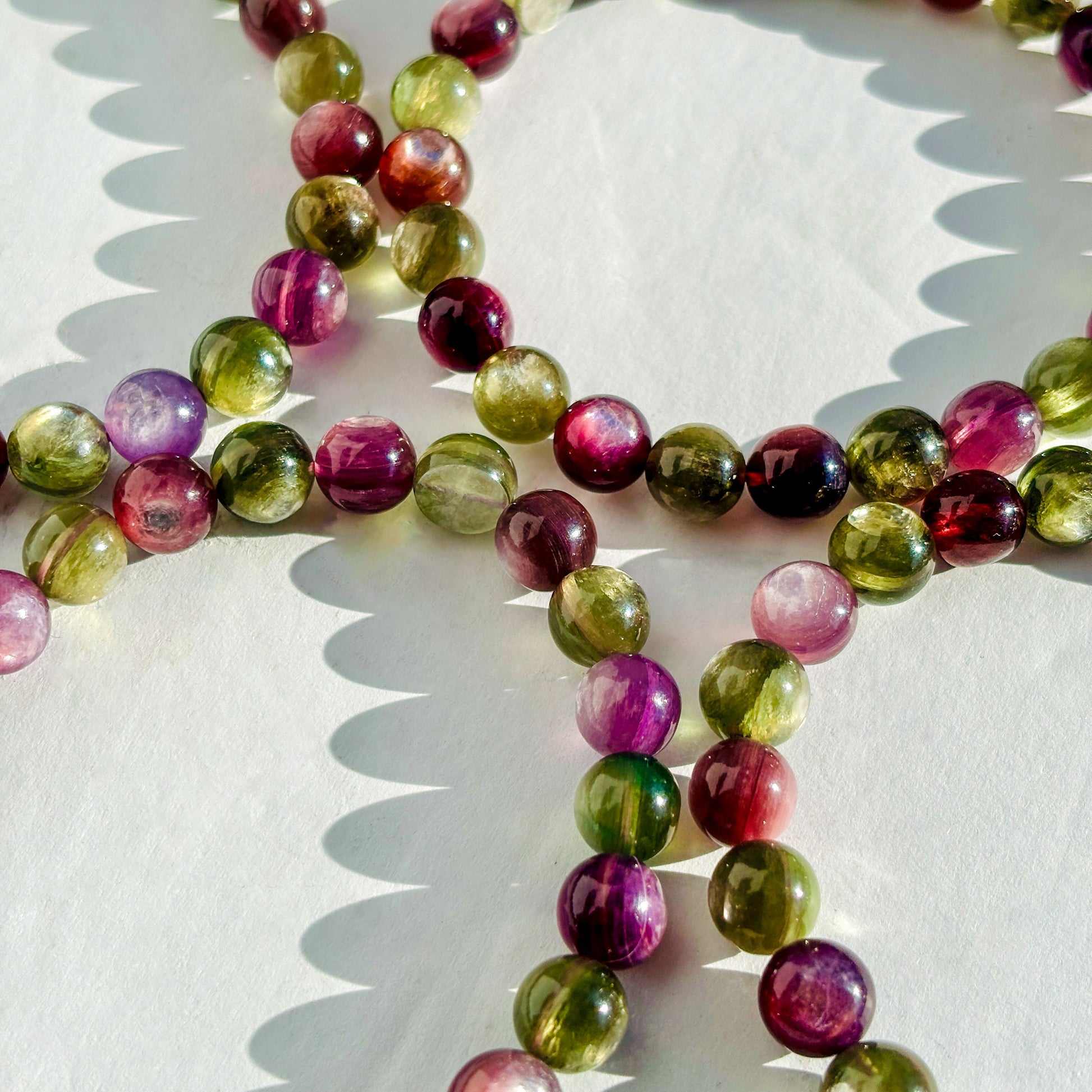 Green Lepidolite Purple Lepidolite Bracelet
