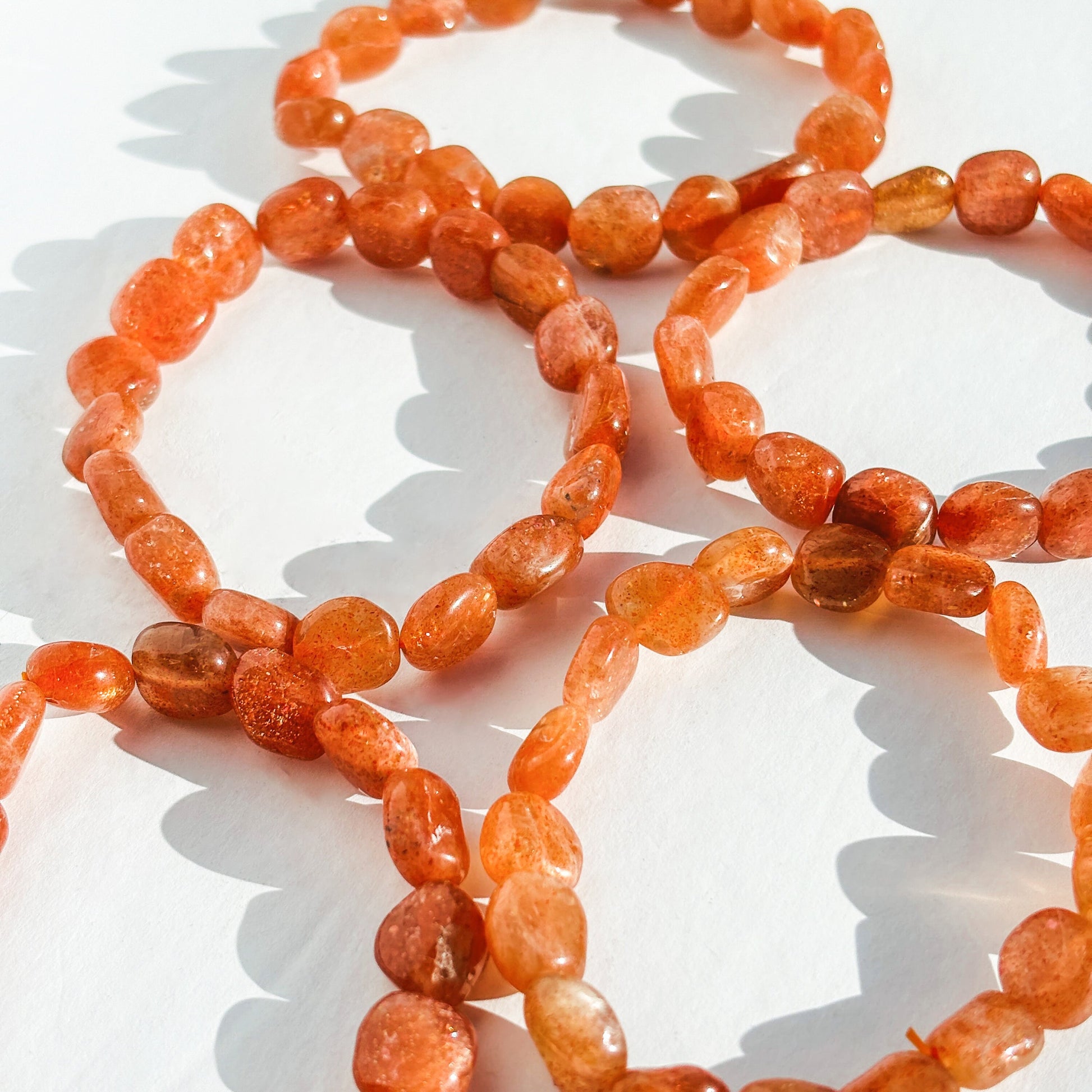 Sunstone Crystal Handmade Bracelet