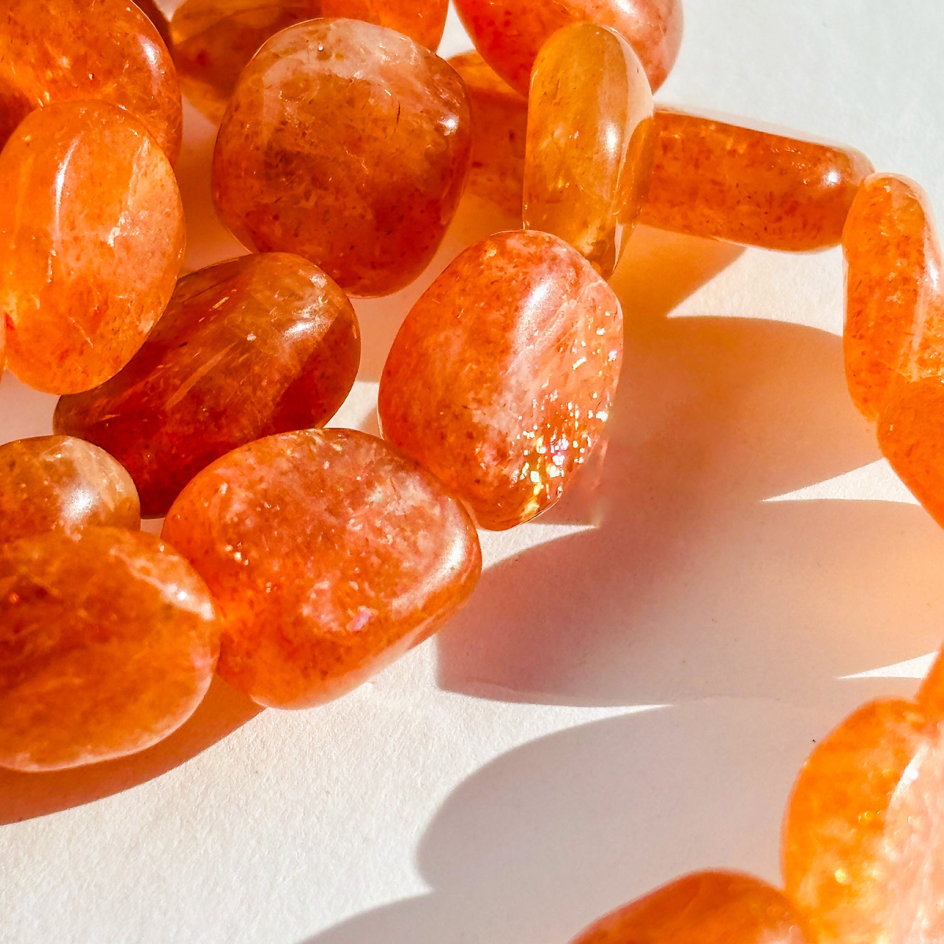 Sunstone Crystal Handmade Bracelet
