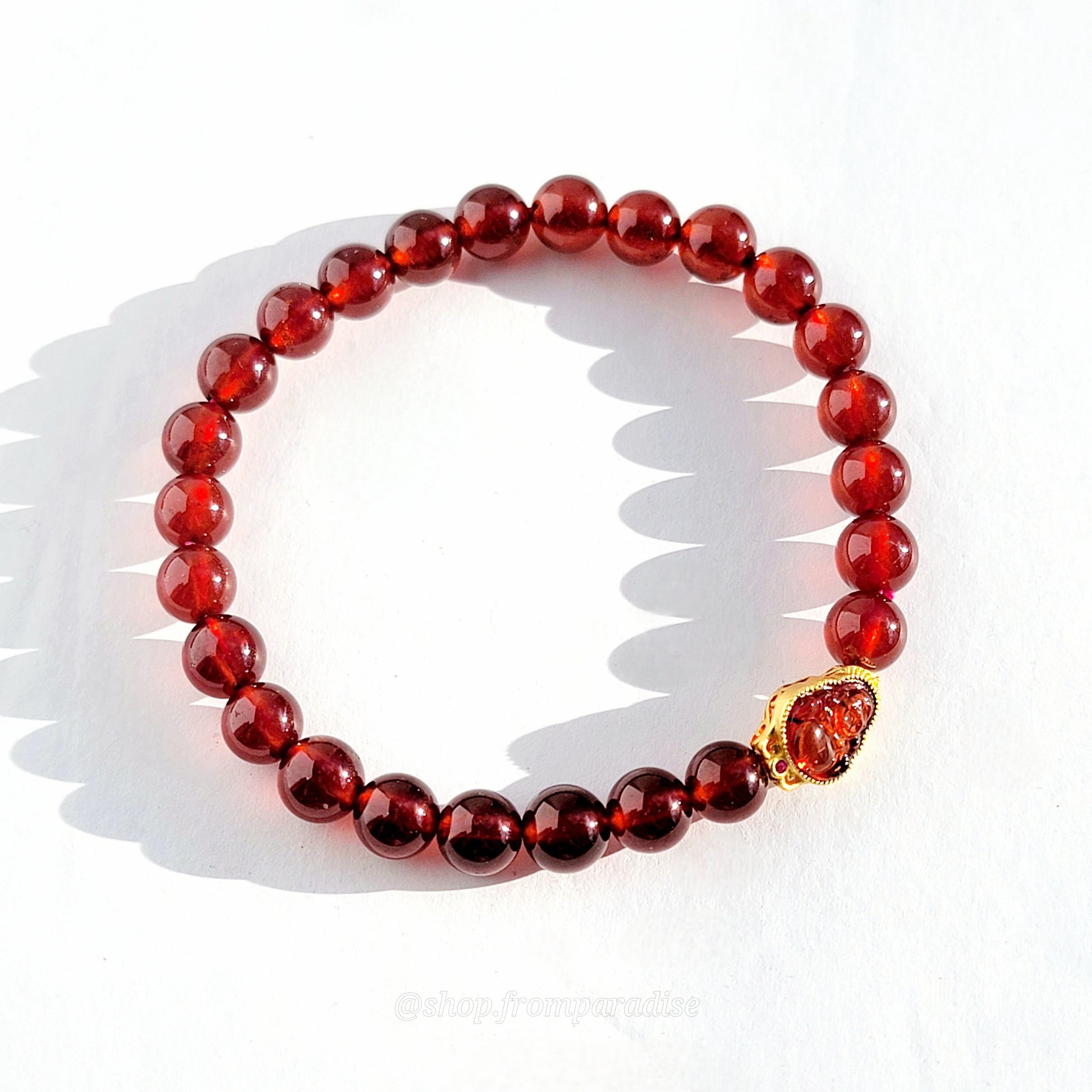 Garnet Crystal Bracelet