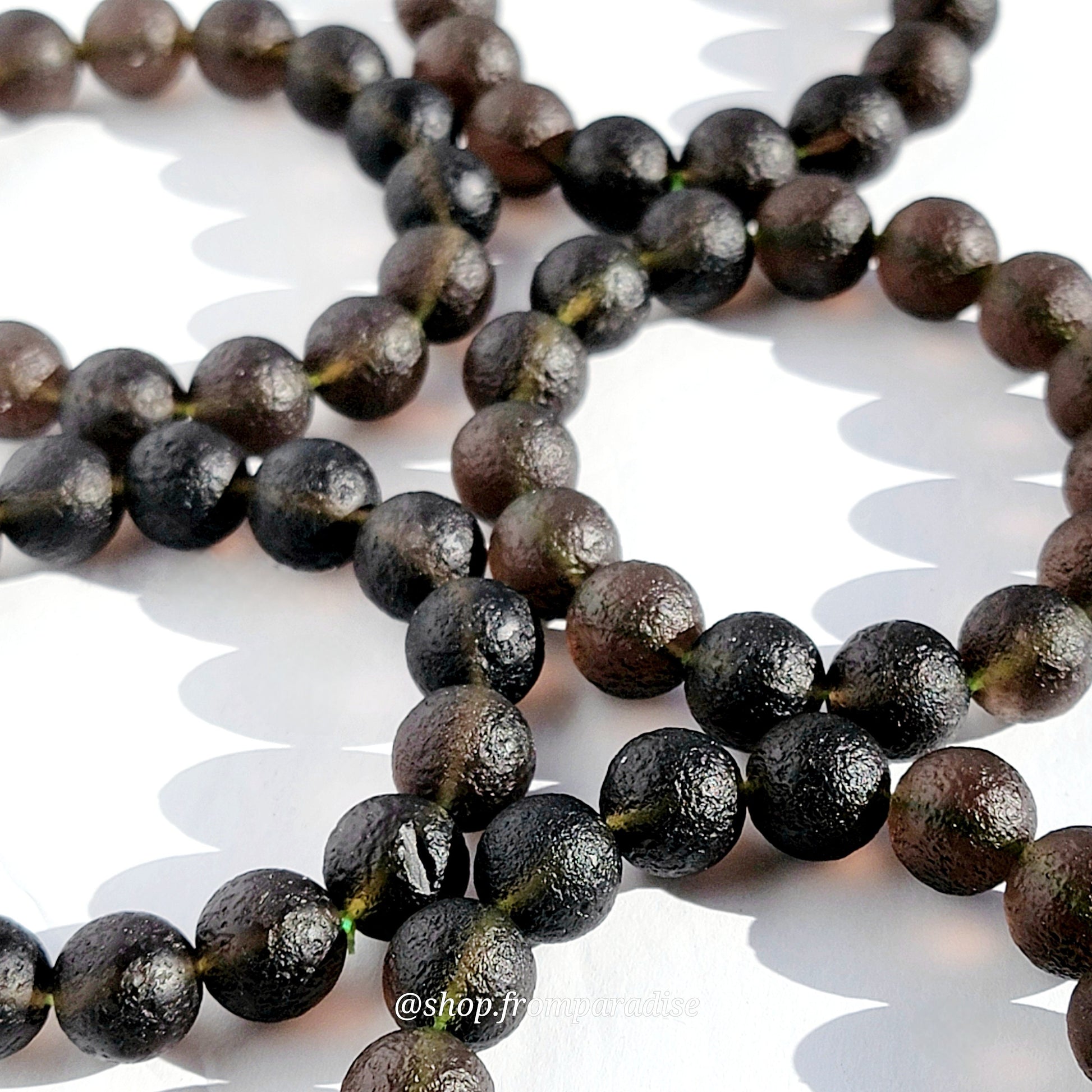 Ice Obsidian Crystal Handmade Bracelet