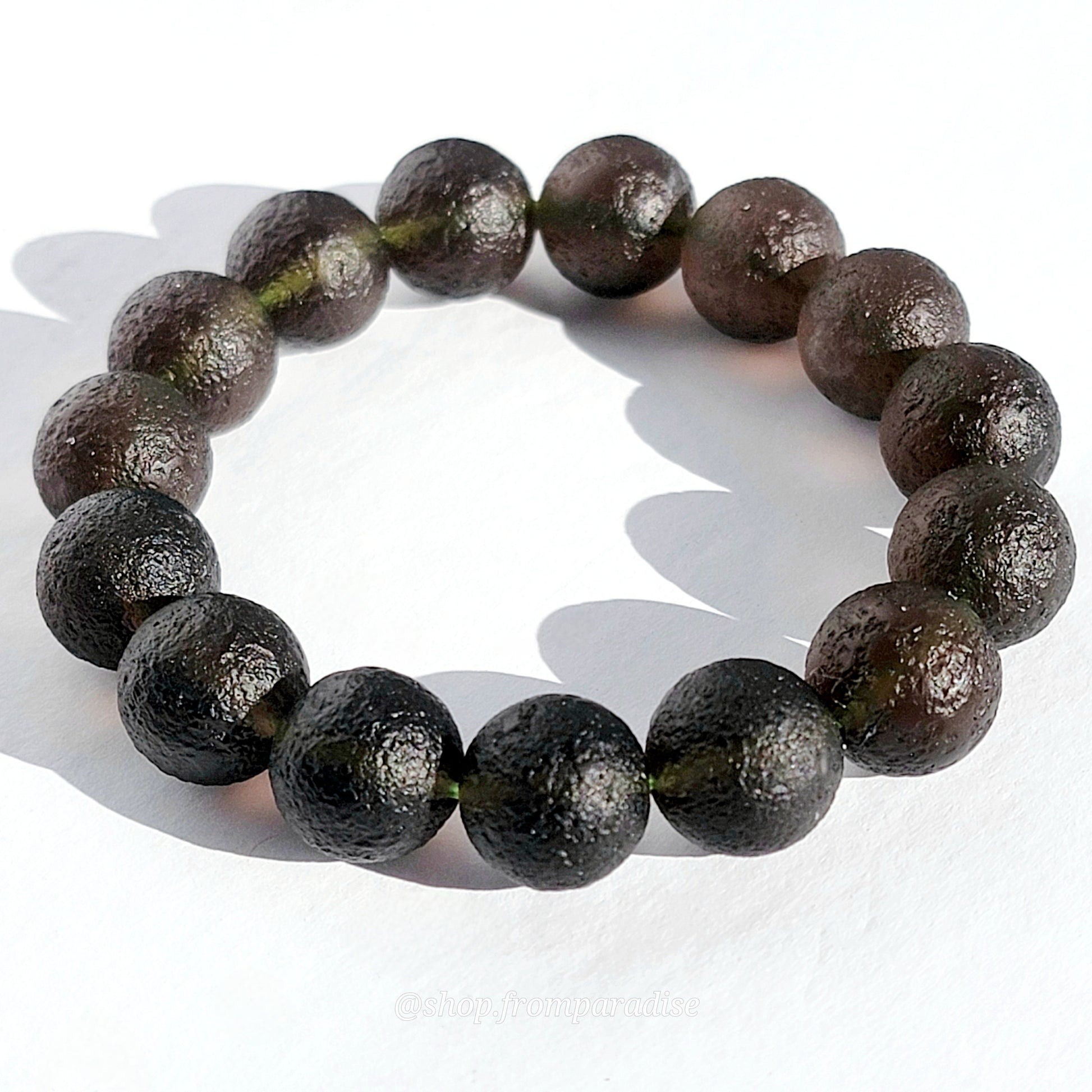 Ice Obsidian Crystal Handmade Bracelet