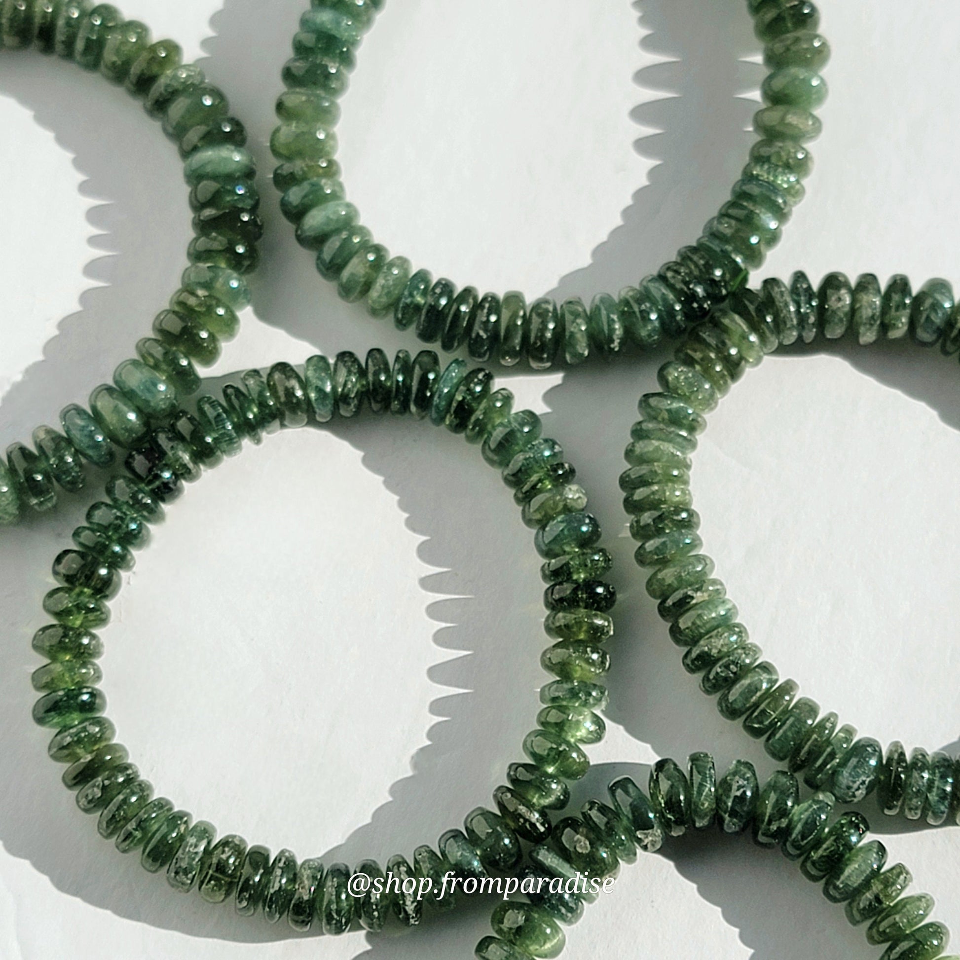 Chrome Diopside Crystal Bracelet