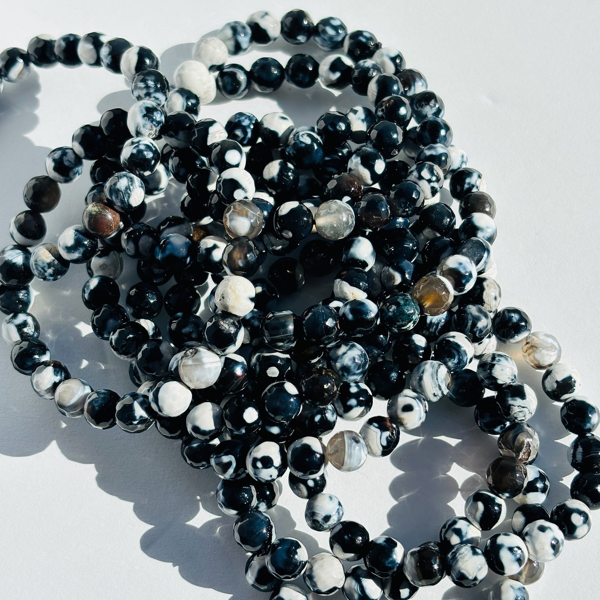 Orca Agate Crystal Handmade Bracelet