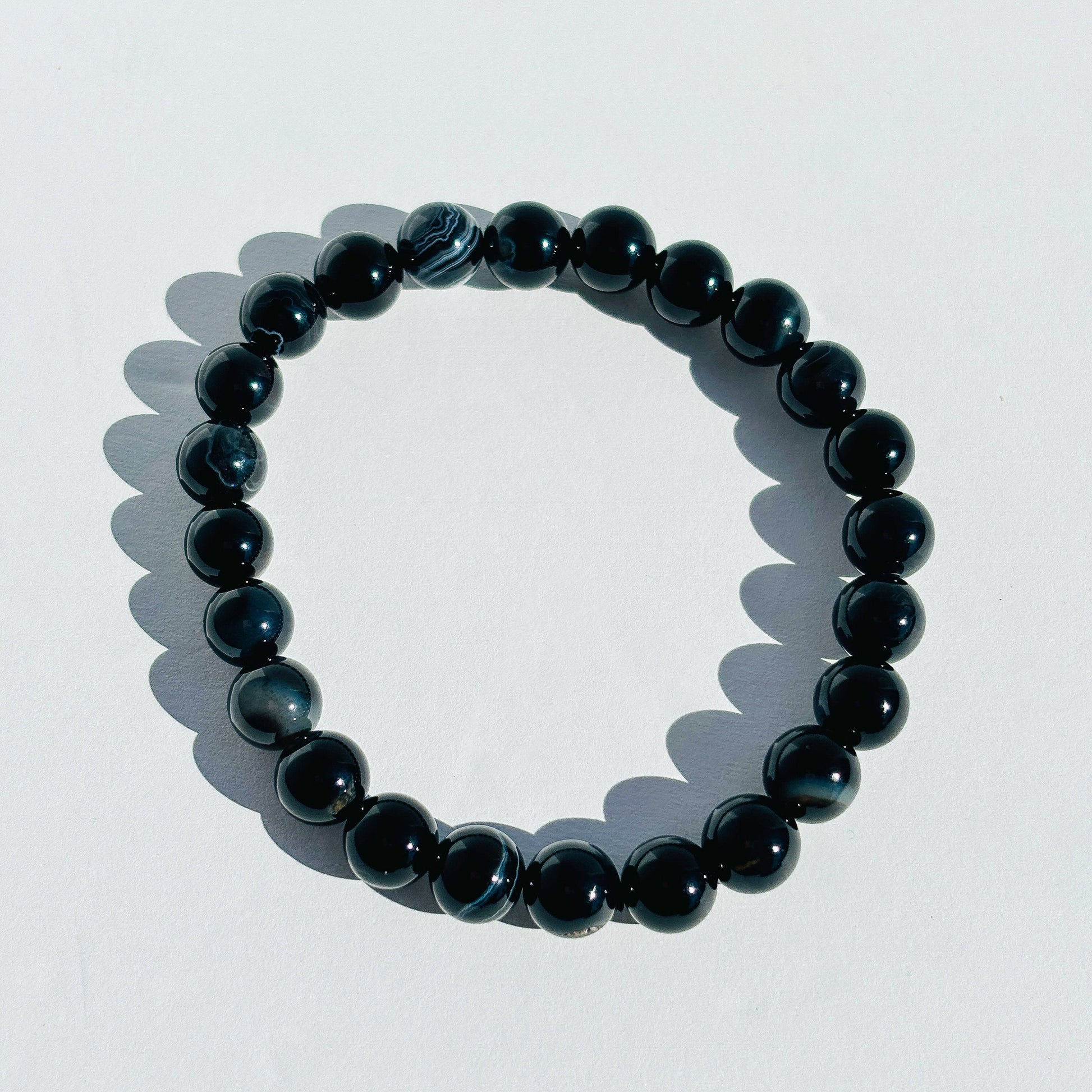 Black Onyx Crystal Handmade Bracelet