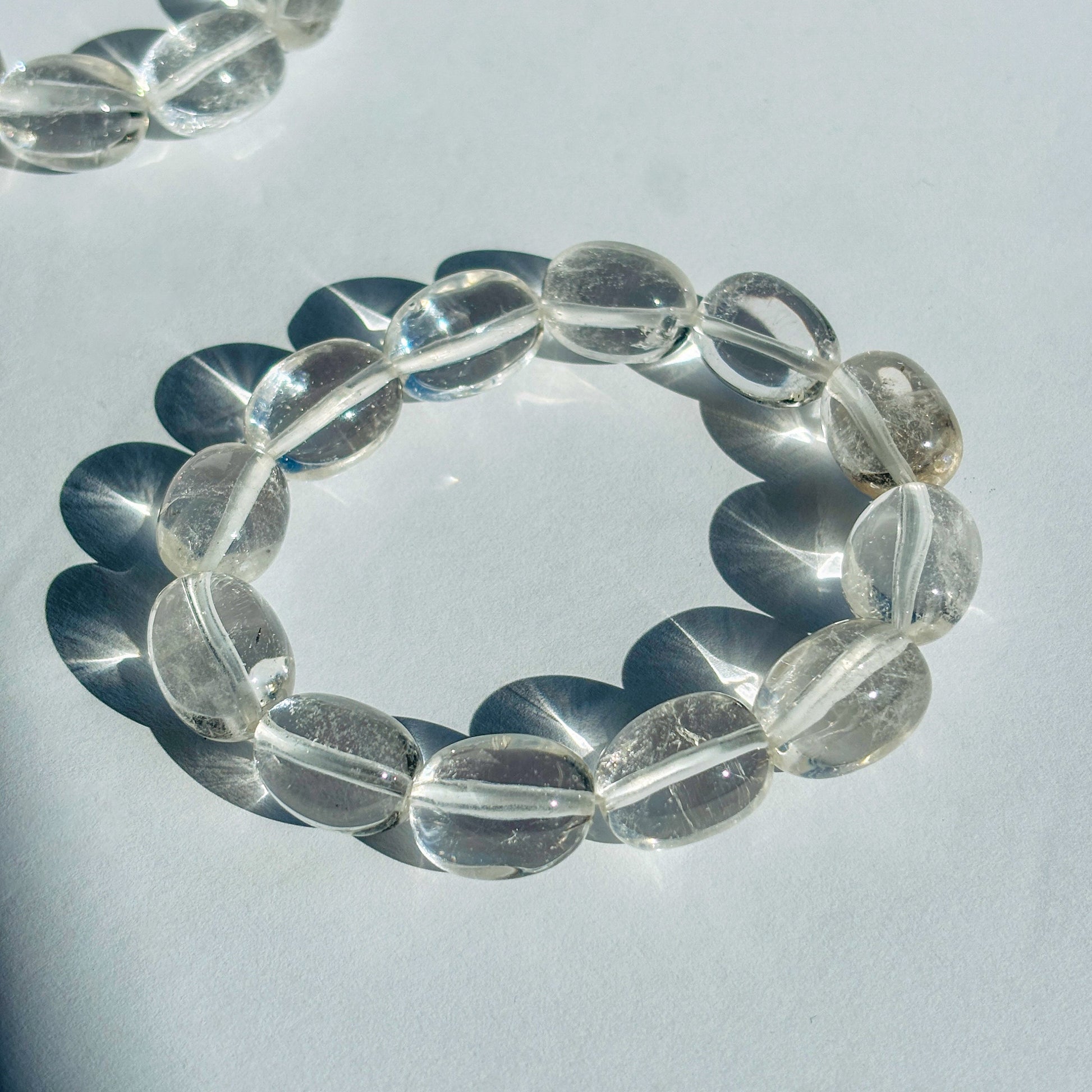 Clear Quartz Crystal Handmade Bracelet