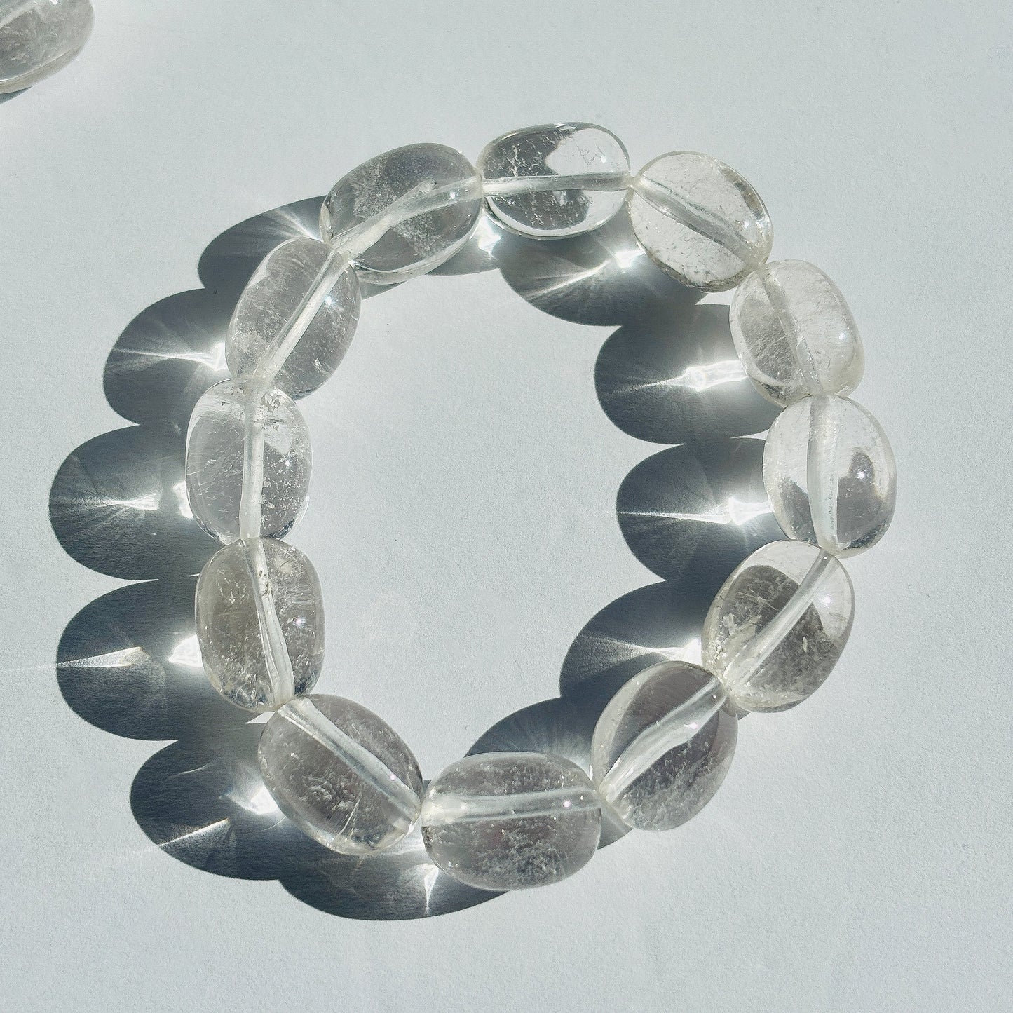 Clear Quartz Crystal Handmade Bracelet