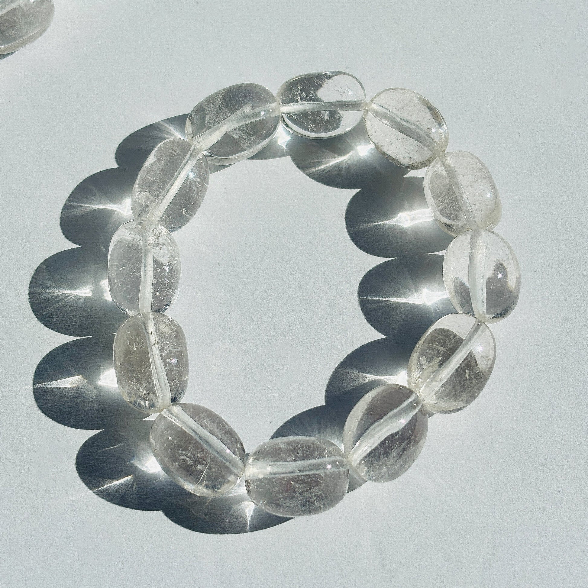 Clear Quartz Crystal Handmade Bracelet