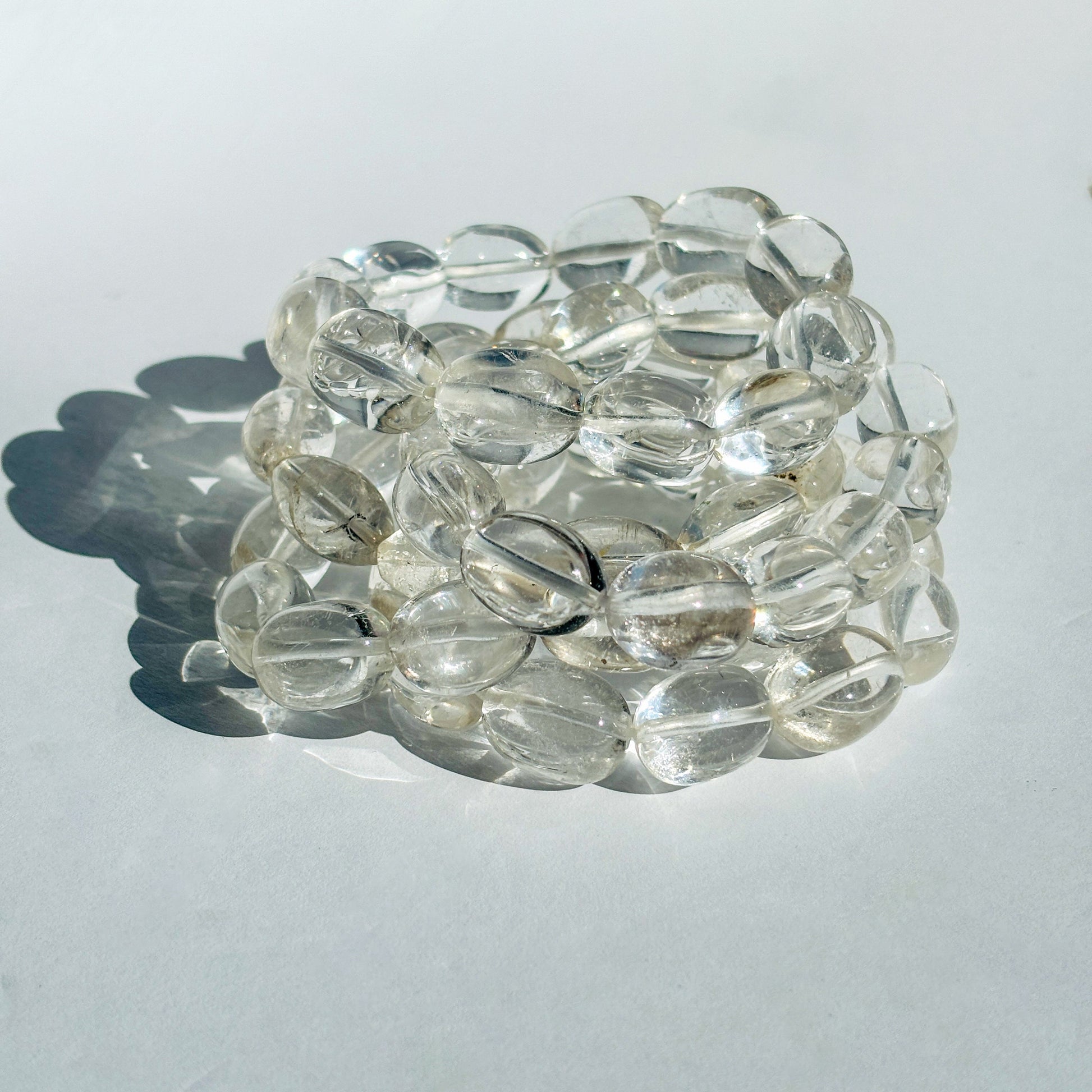 Clear Quartz Crystal Handmade Bracelet
