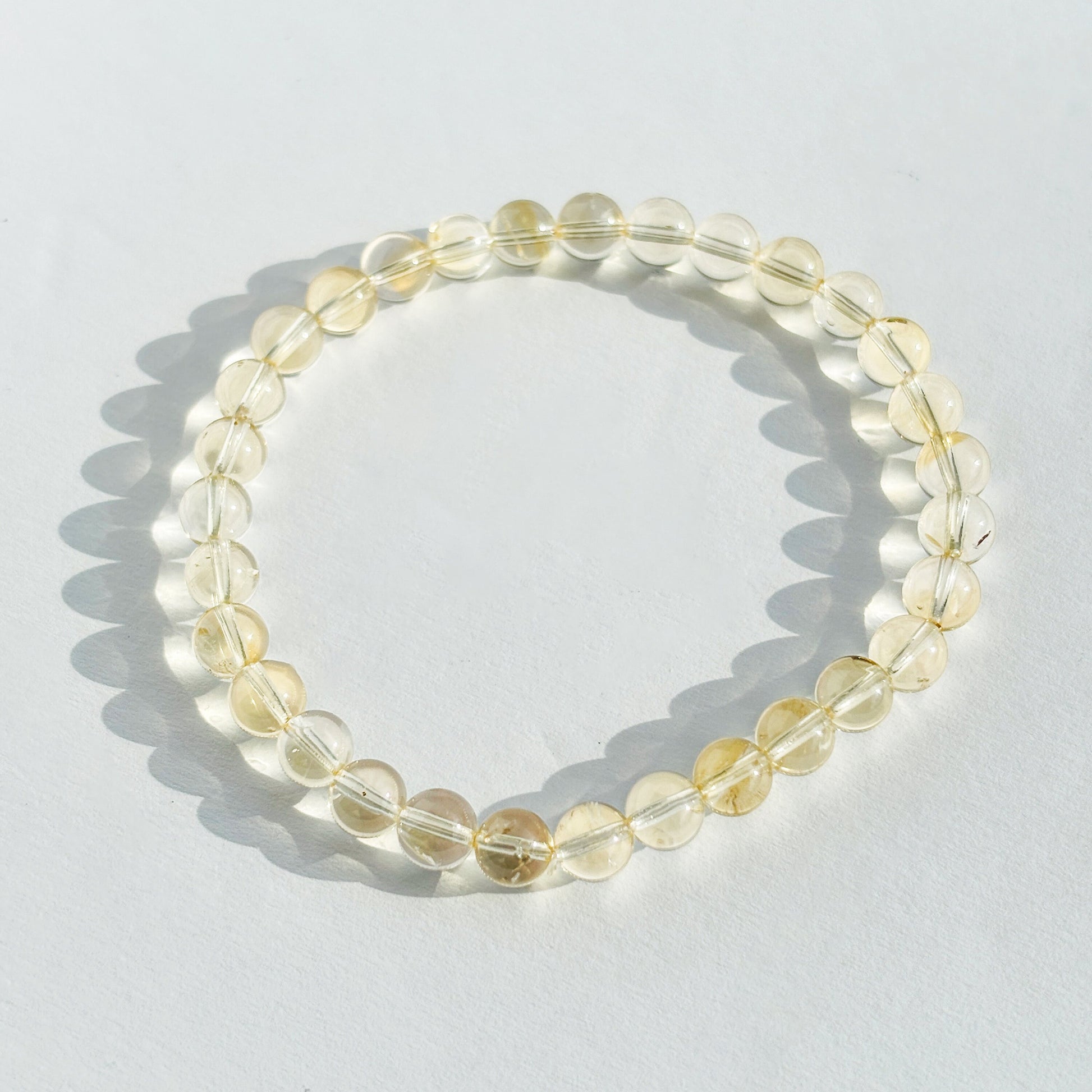 Natural Citrine Crystal Gemstone Bracelet