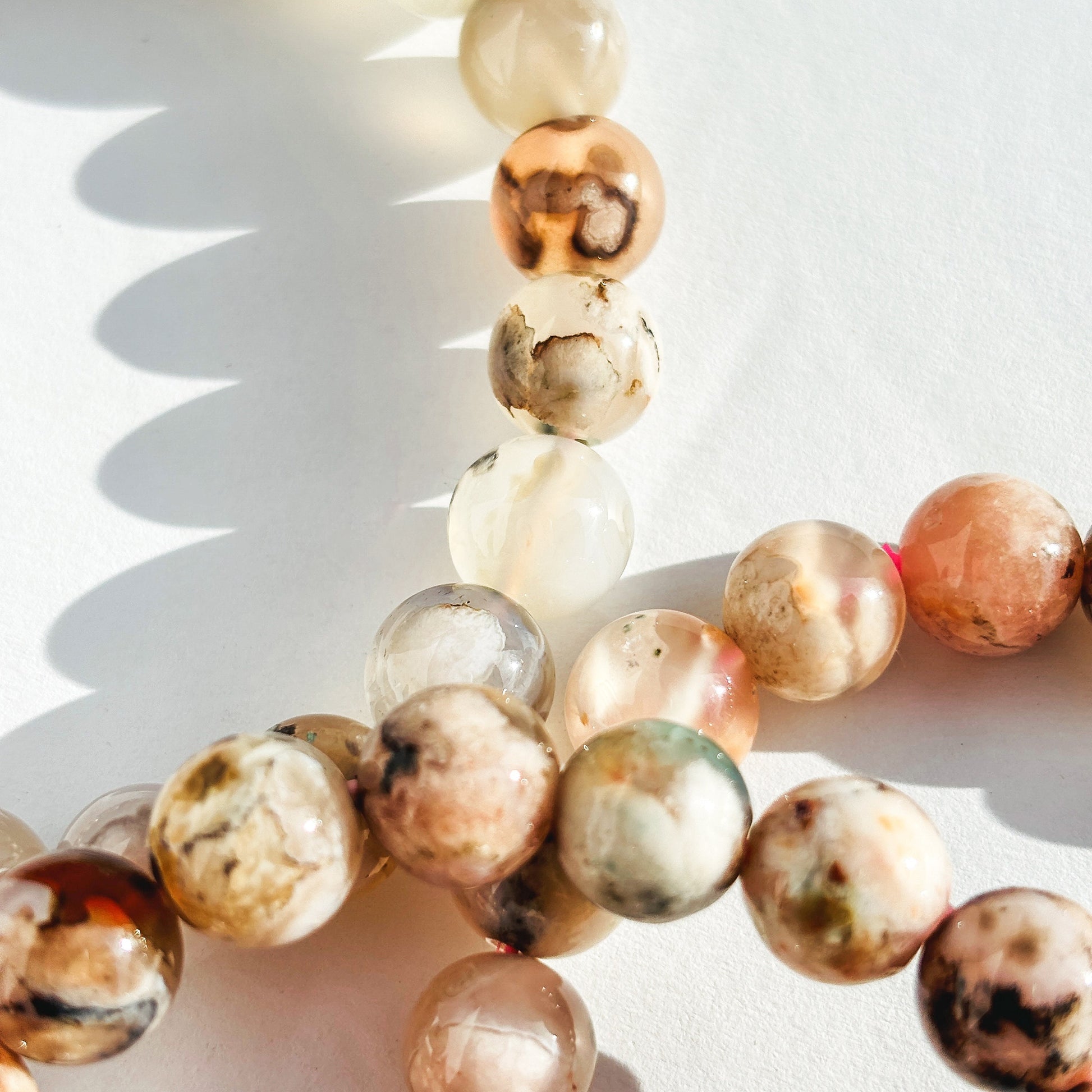 Flower Agate Bracelet