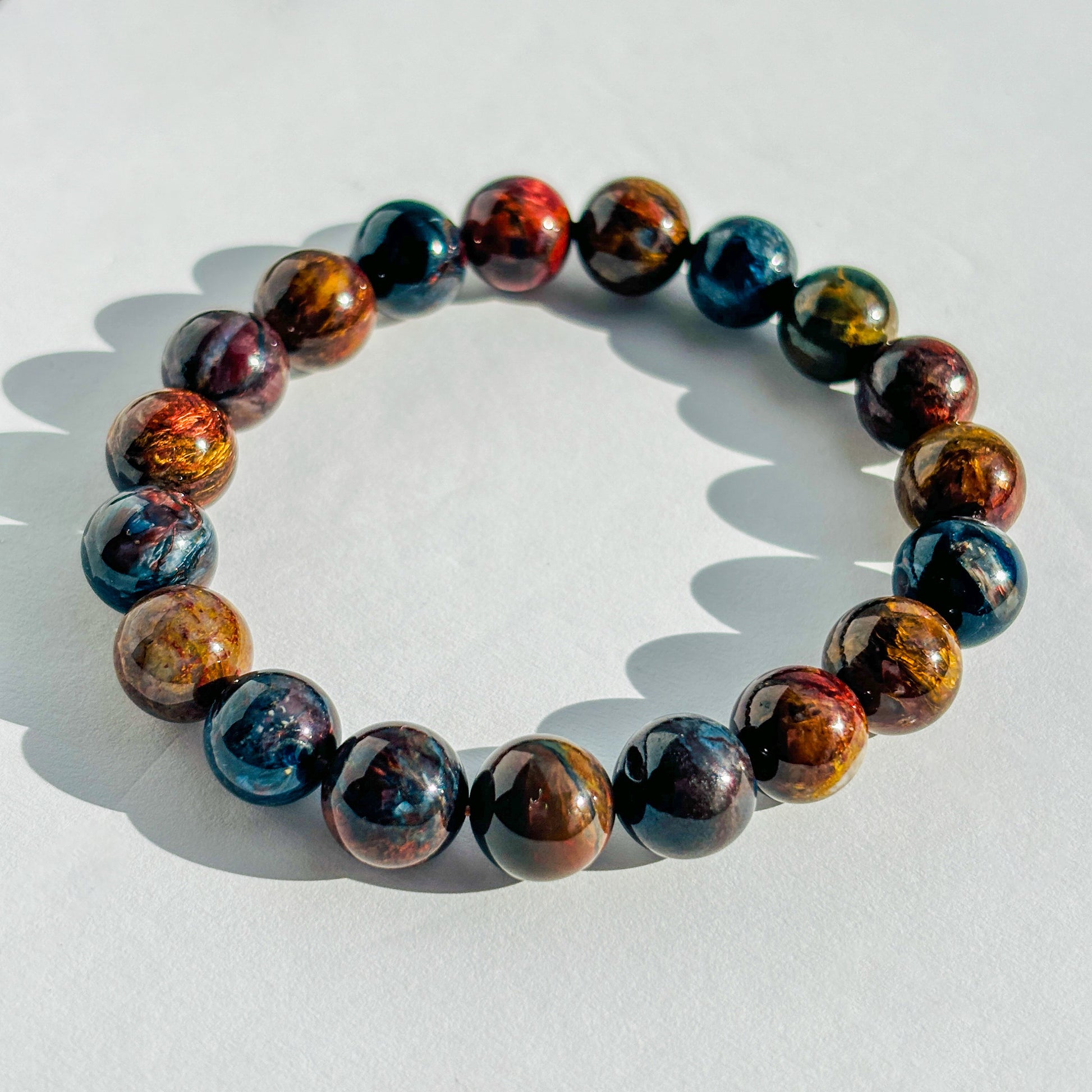 High Grade Pietersite Crystal Stretch Bracelet