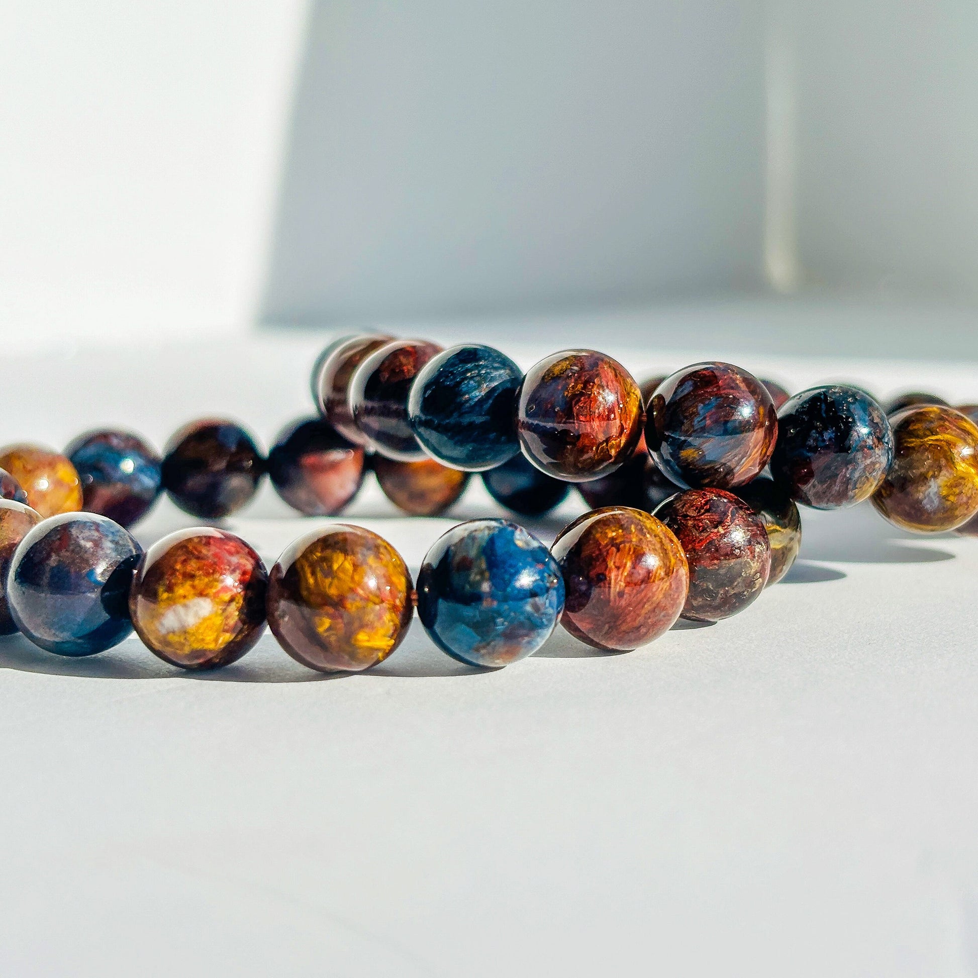 High Grade Pietersite Crystal Stretch Bracelet