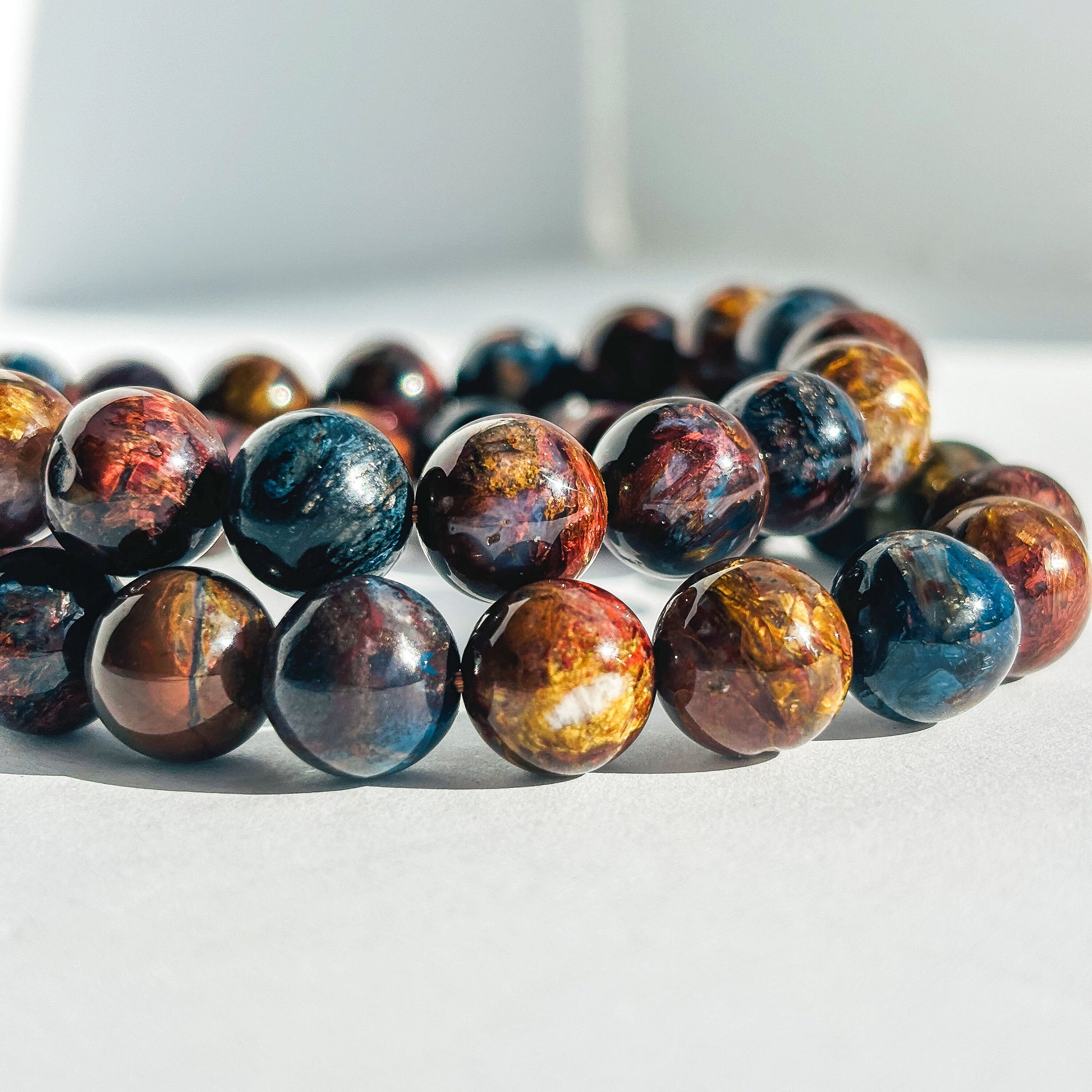 High Grade Pietersite Crystal Stretch Bracelet