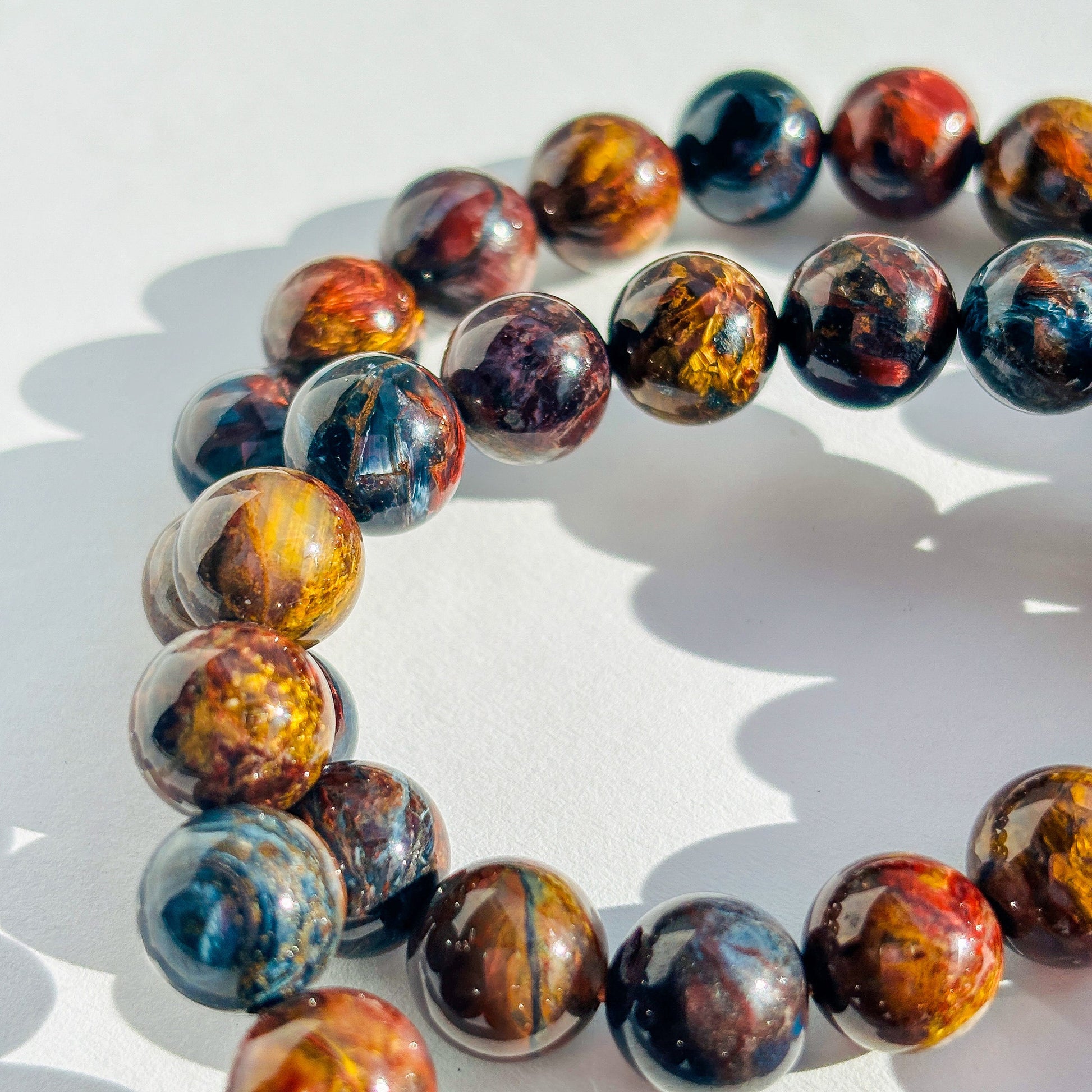 High Grade Pietersite Crystal Stretch Bracelet