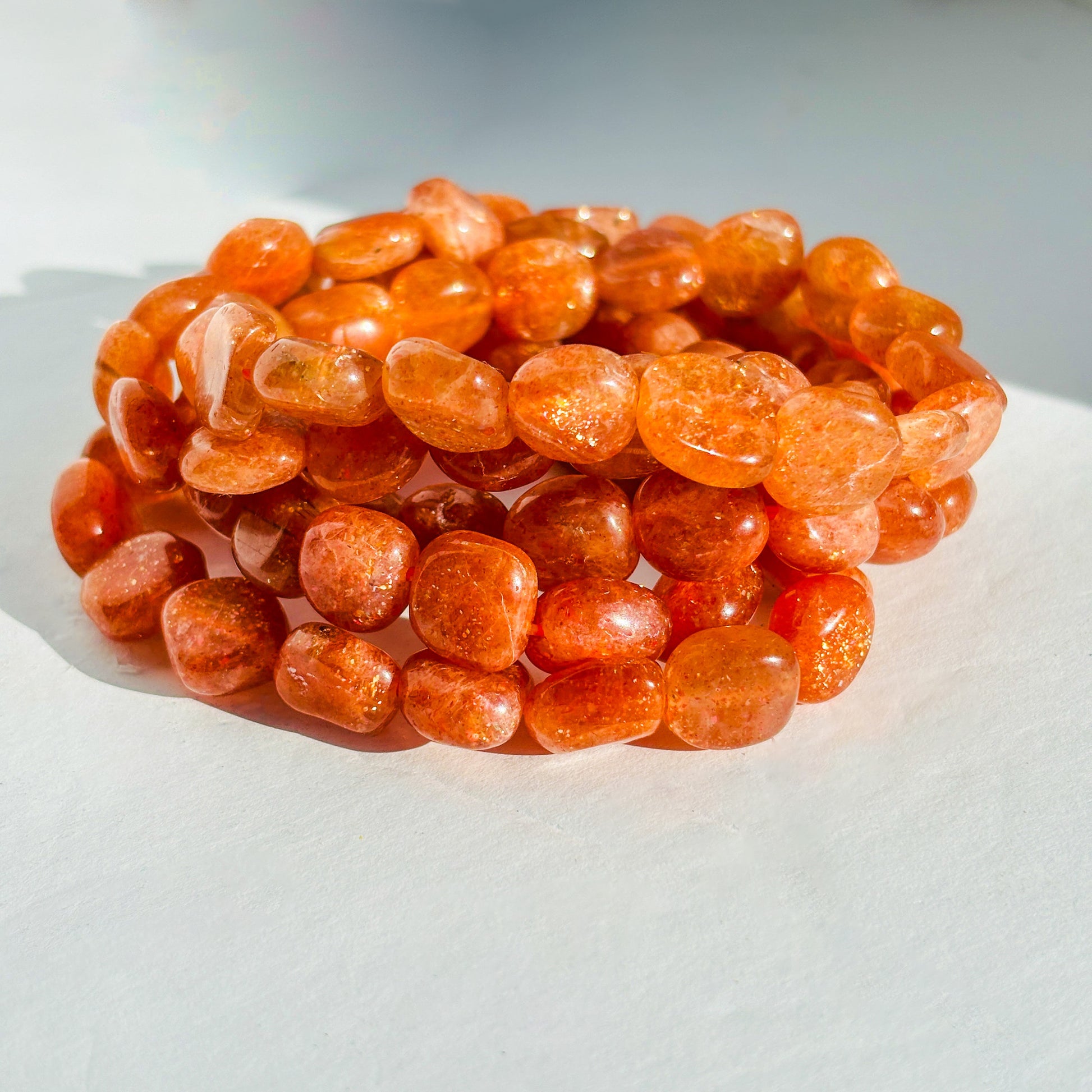 Sunstone Crystal Handmade Bracelet