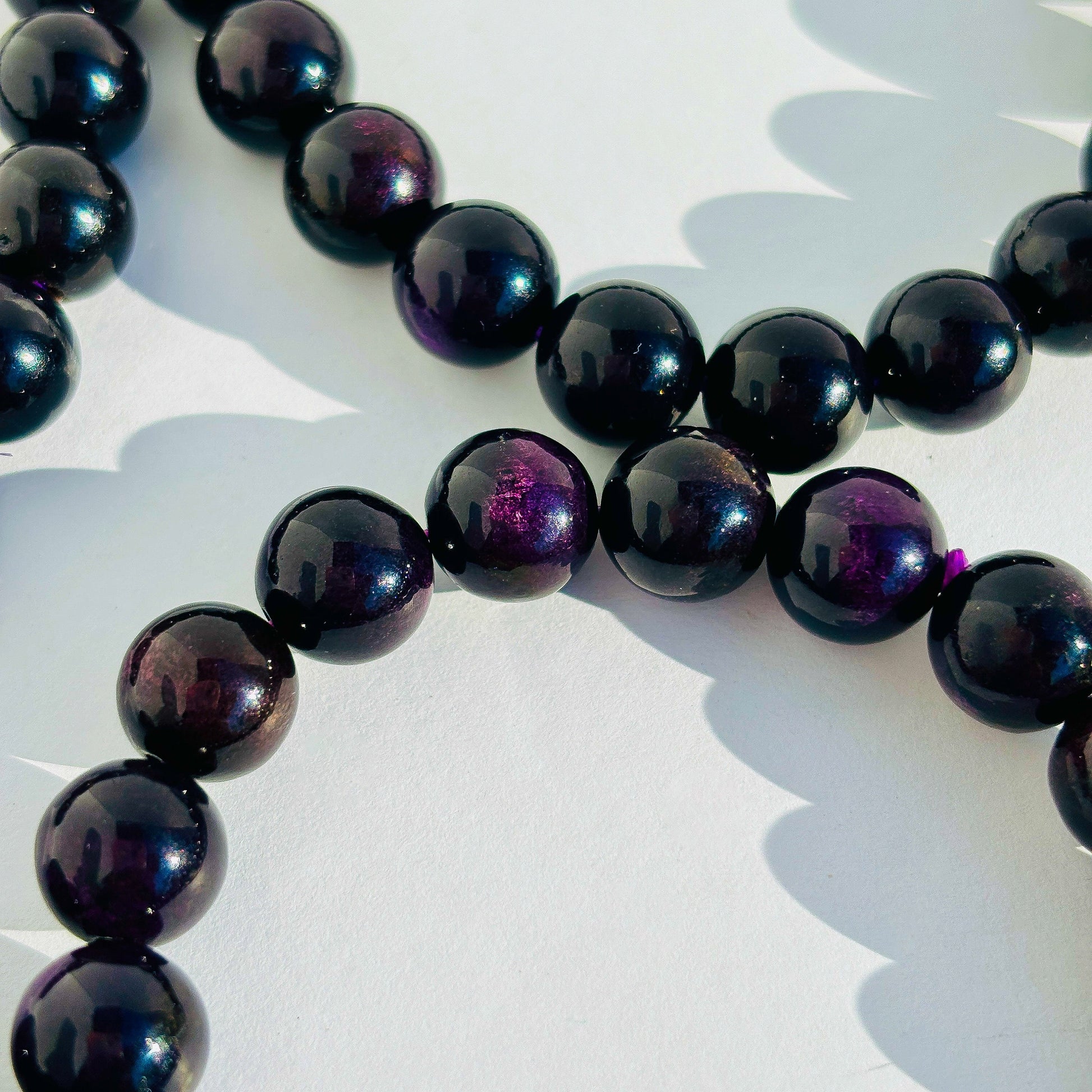Purpurite Crystal Stretch Bracelet