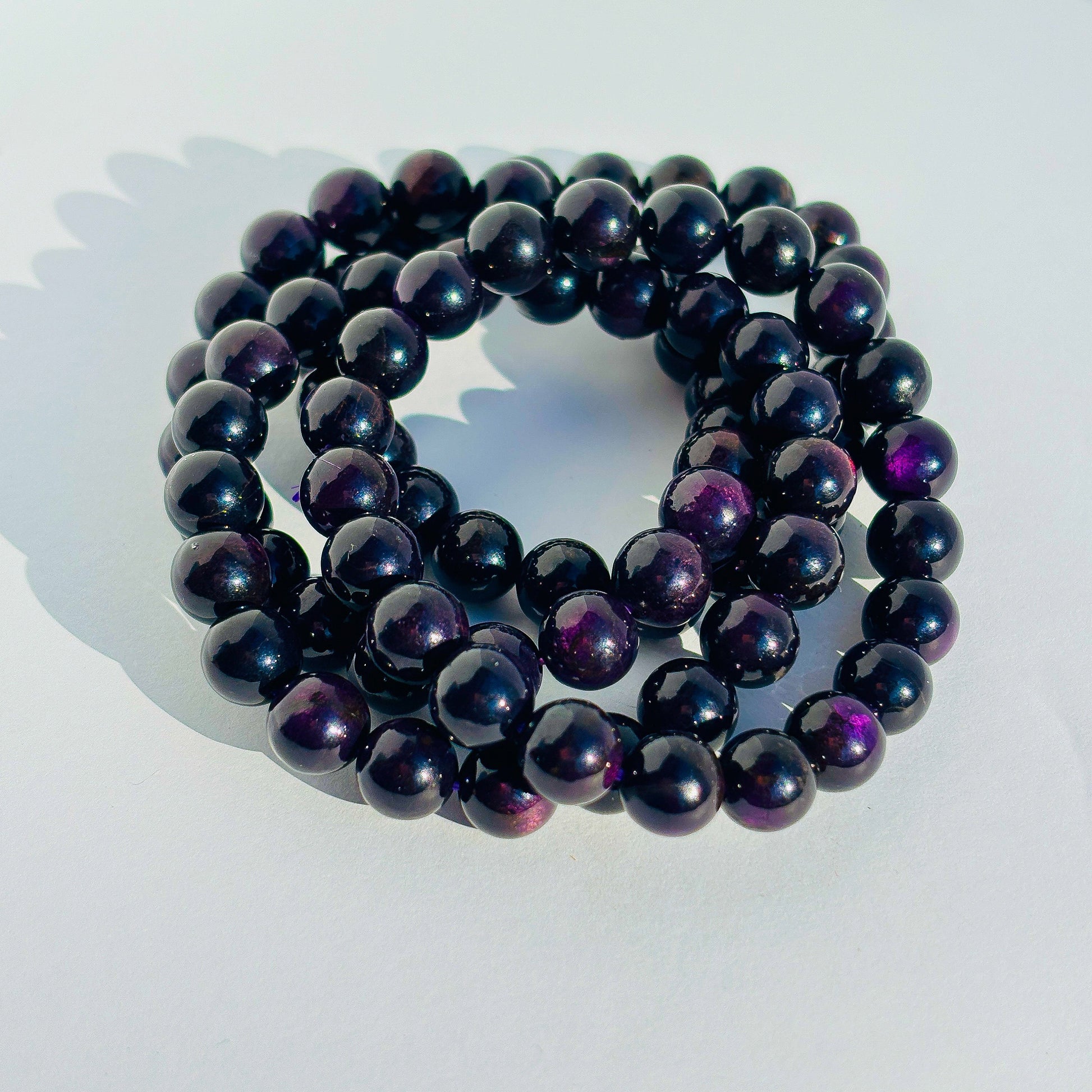 Purpurite Crystal Stretch Bracelet