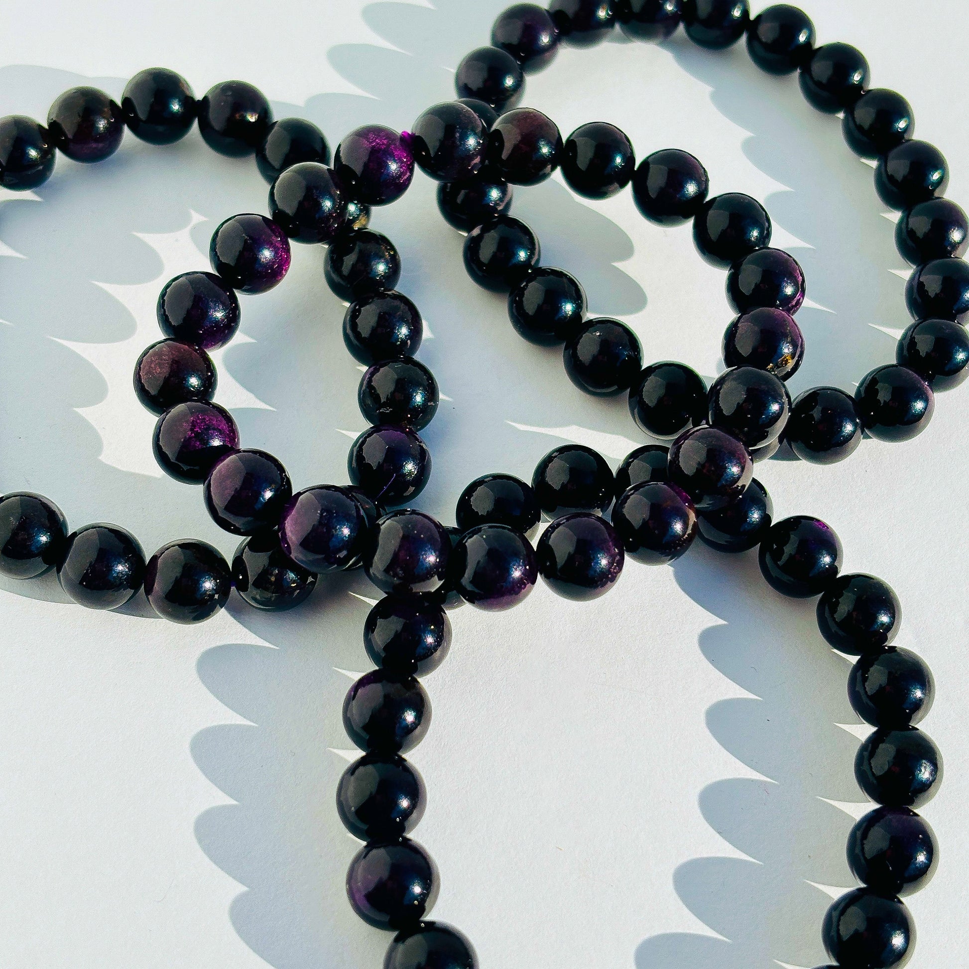 Purpurite Crystal Stretch Bracelet