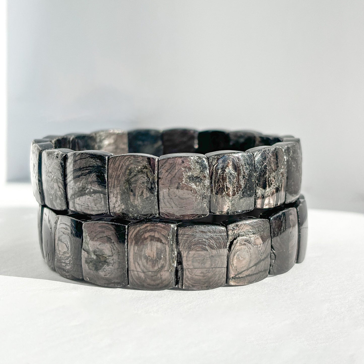 Hypersthene Crystal Bangle