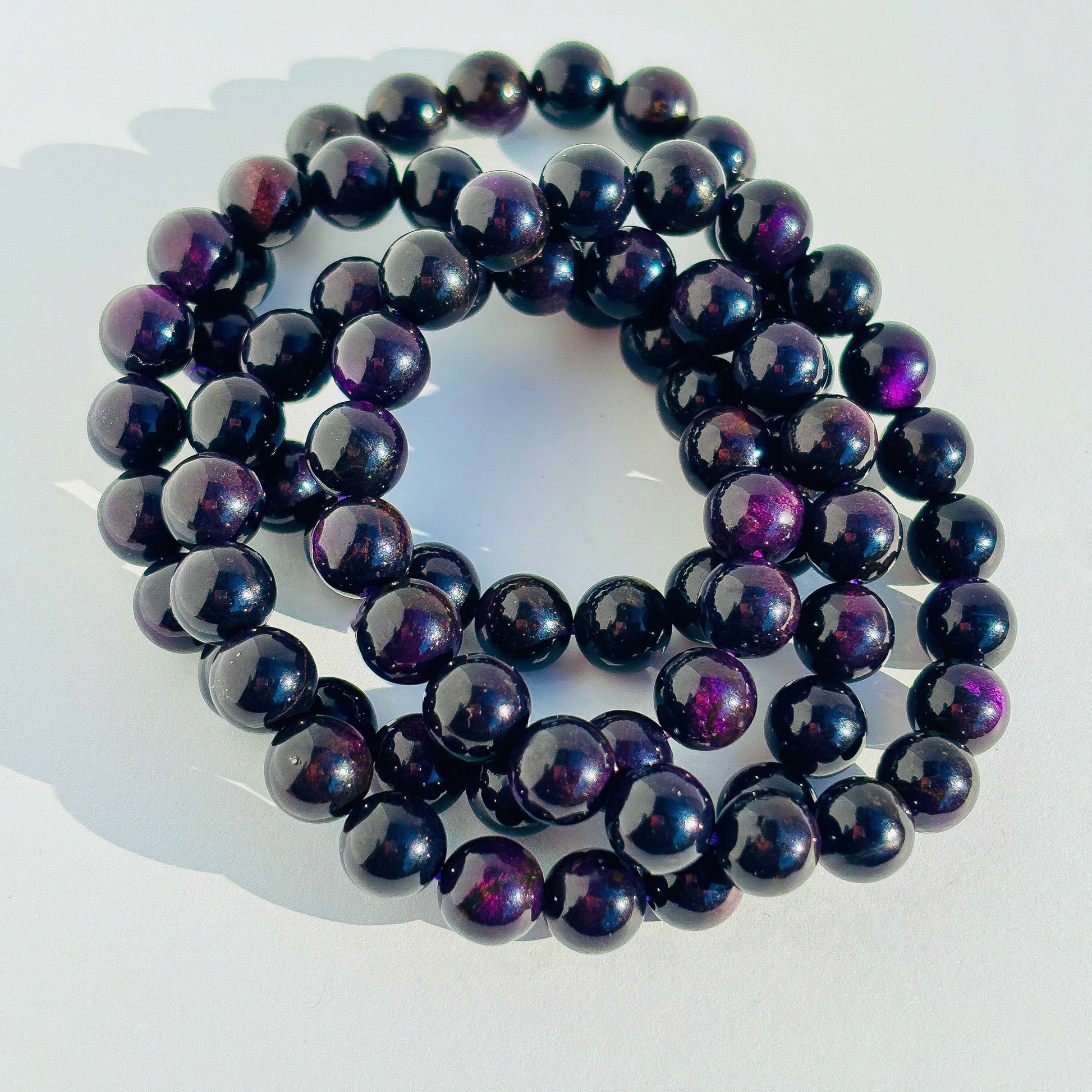 Purpurite Crystal Stretch Bracelet