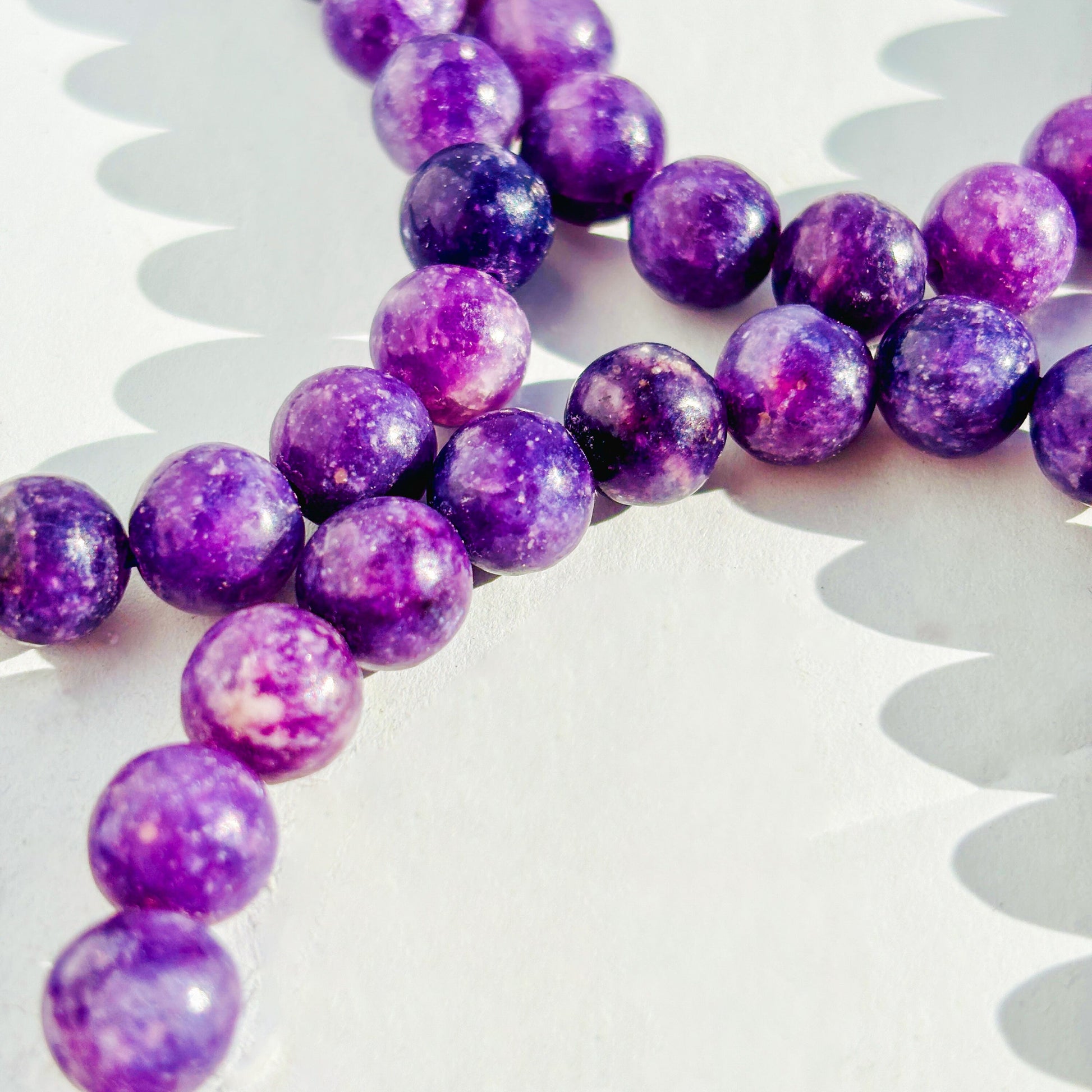 Lepidolite Crystal Handmade Bracelet