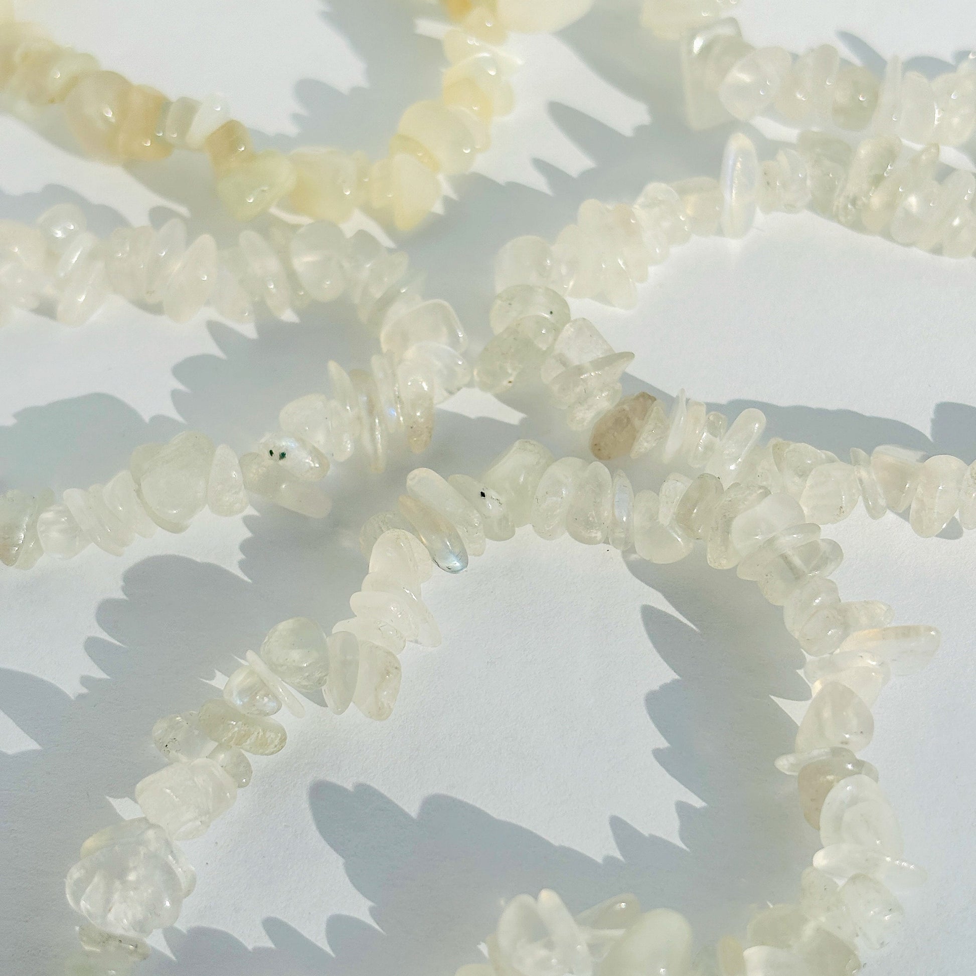 Moonstone Crystal Chip Bracelet