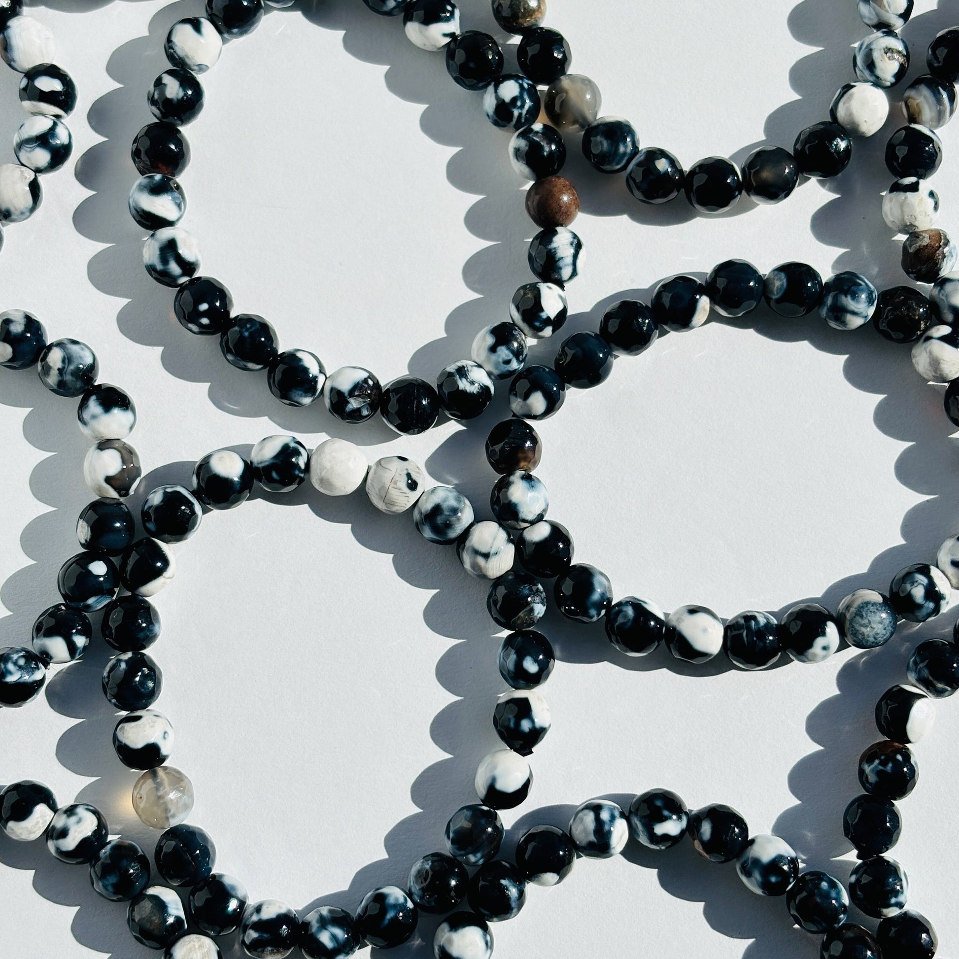 Orca Agate Crystal Bracelet